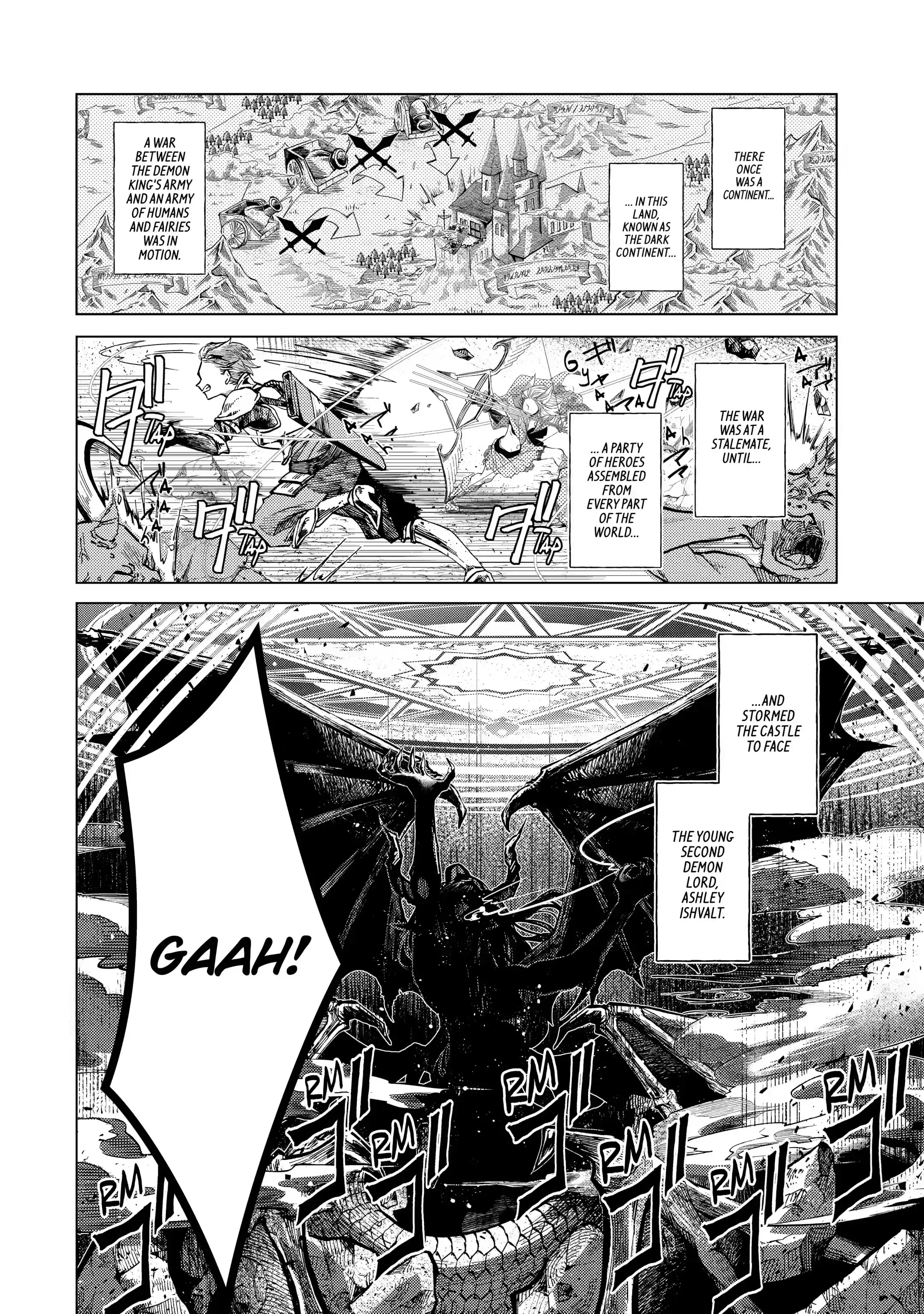 Level 0 no Maou-sama, Isekai de Boukensha wo Hajimemasu Chapter 1.1 - Page 2