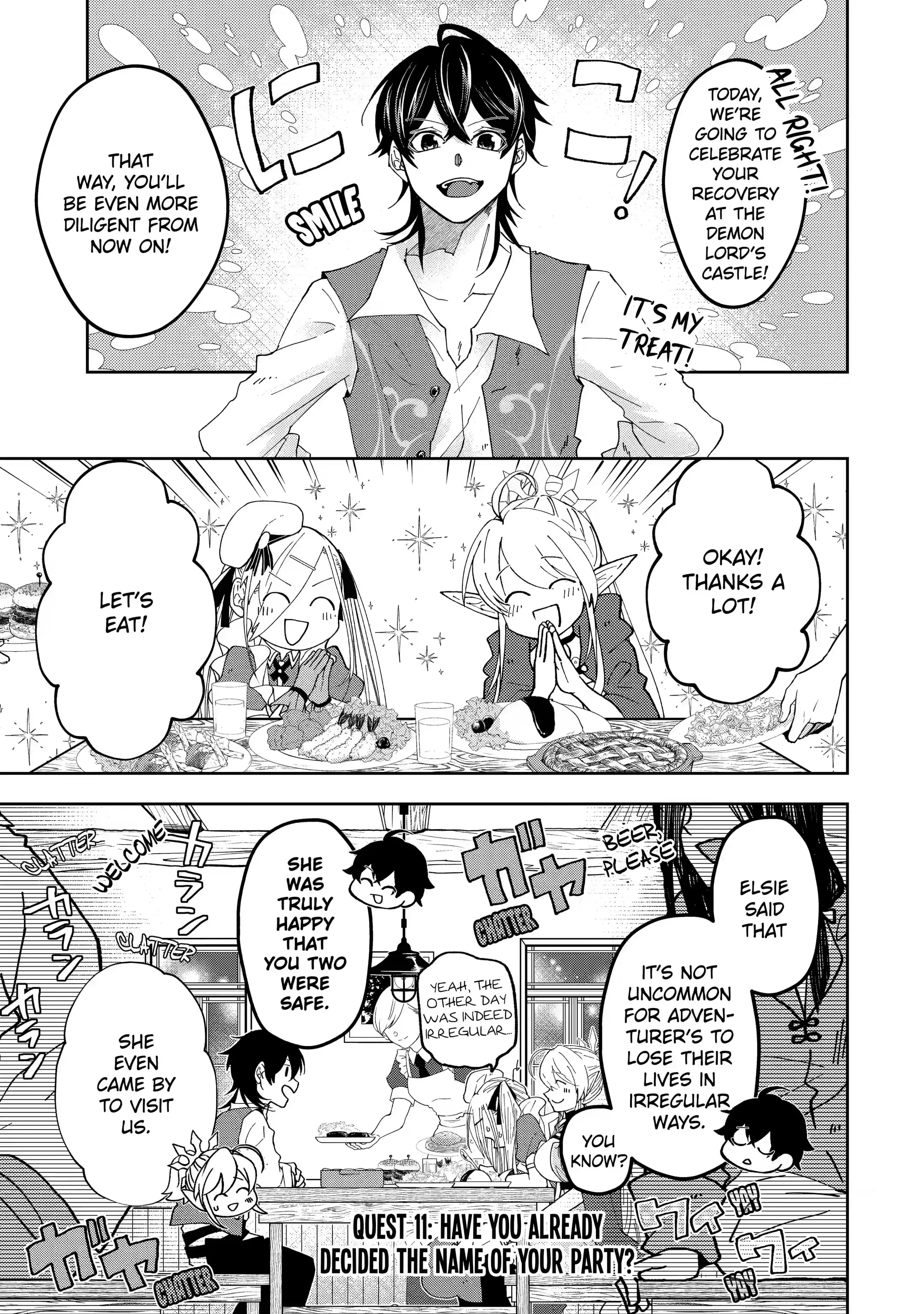 Level 0 no Maou-sama, Isekai de Boukensha wo Hajimemasu Chapter 11.1 - Page 1