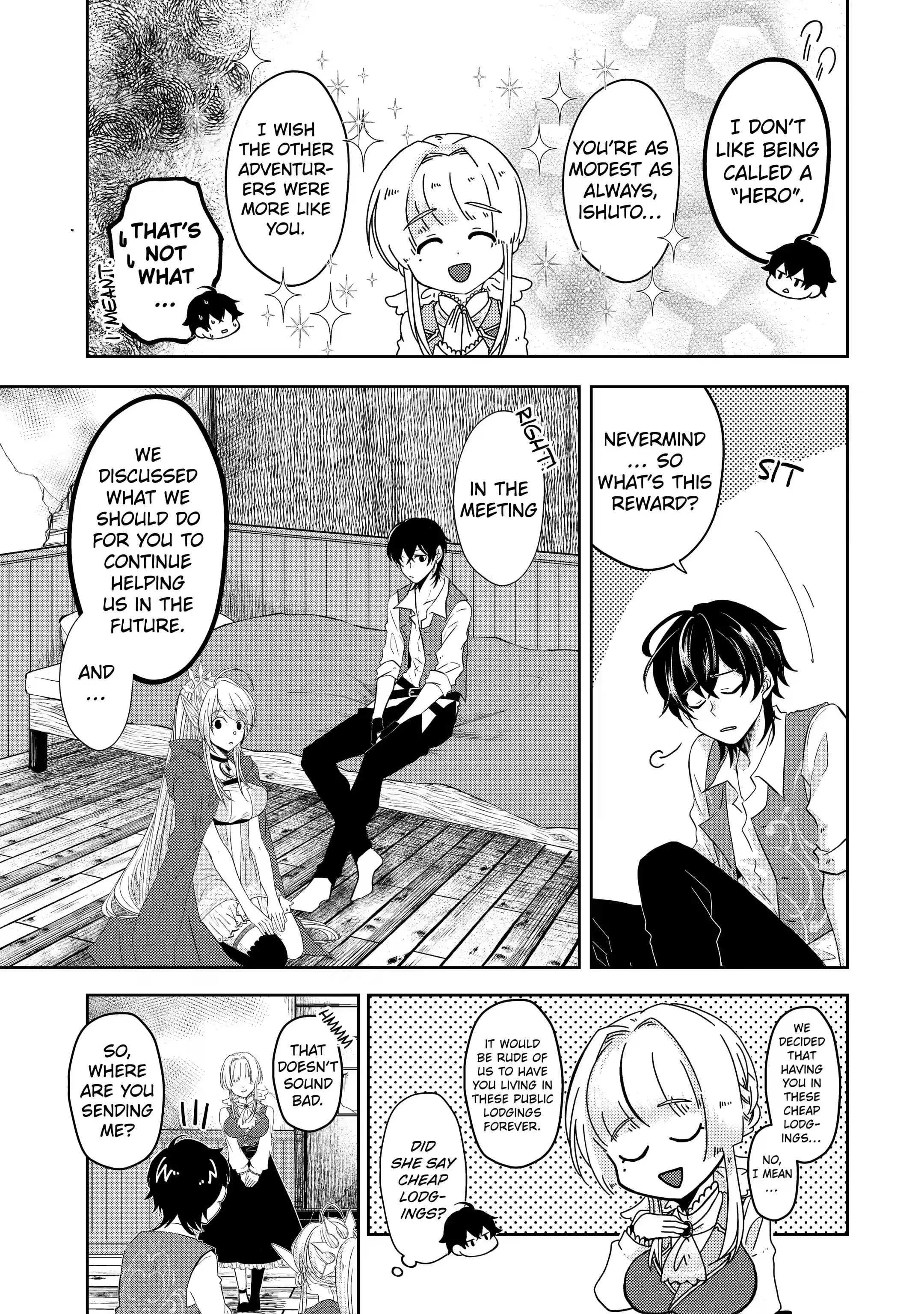 Level 0 no Maou-sama, Isekai de Boukensha wo Hajimemasu Chapter 8.1 - Page 17