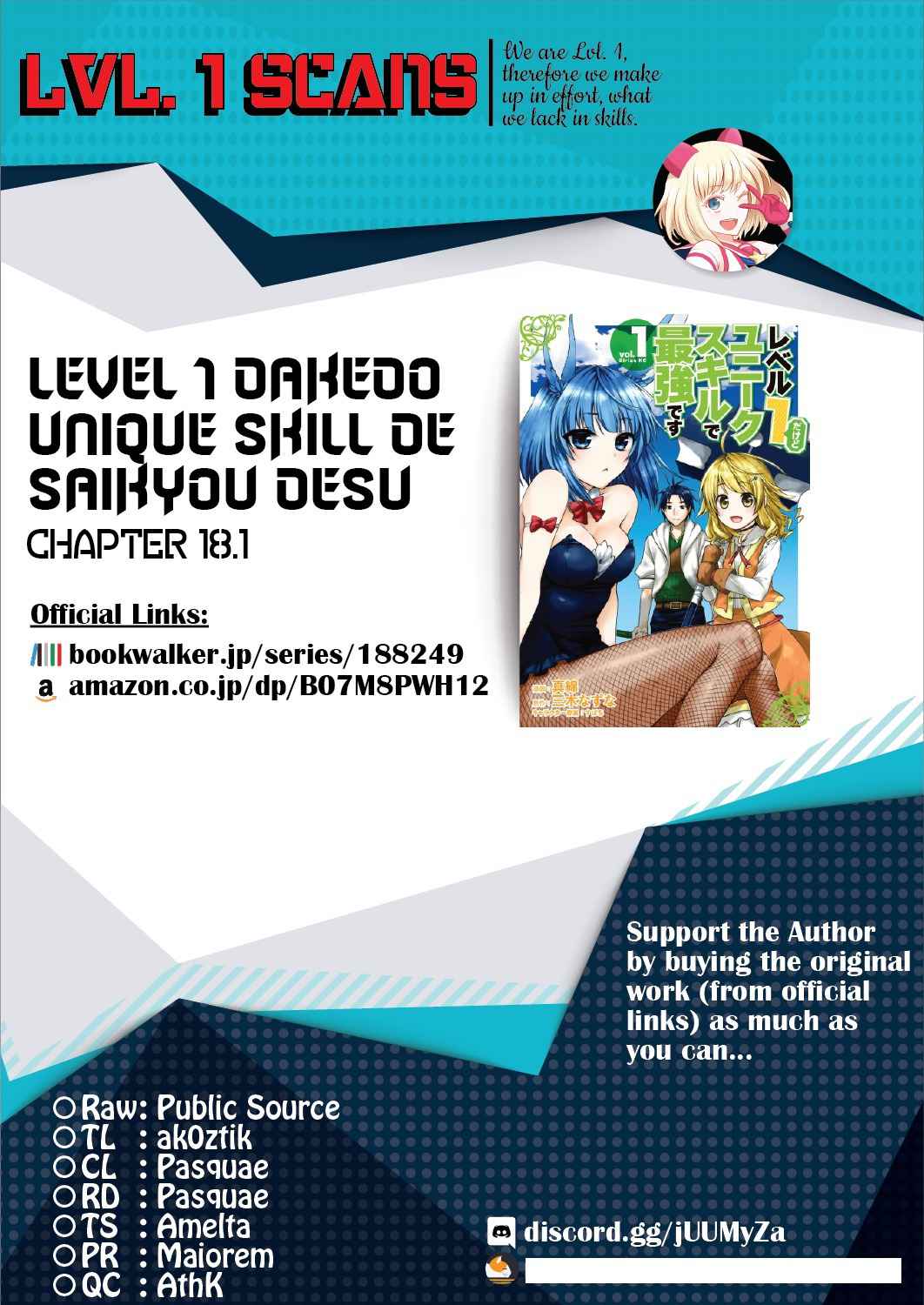 Level 1 with S-rank Drop Rate Is the Strongest Chapter 18.1 - Page 16