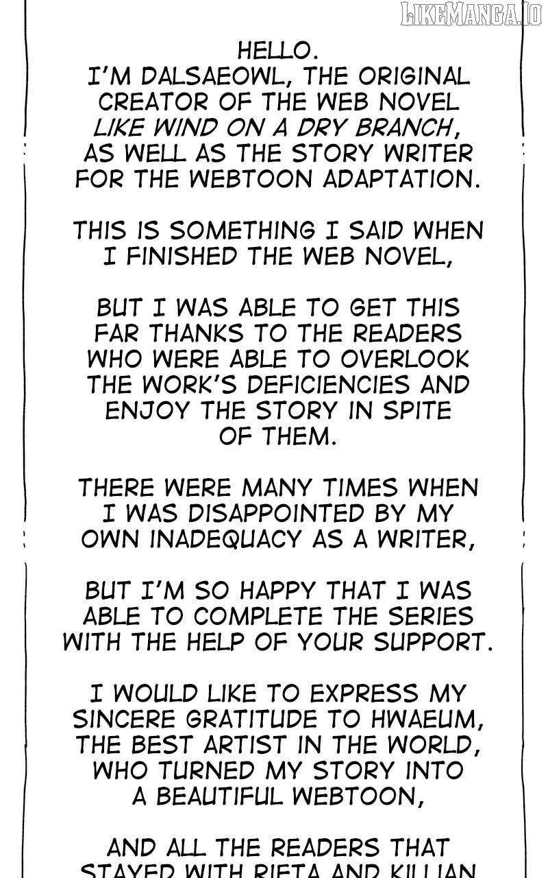 Like a Wind on a Dry Branch Chapter 219.5 - Page 6
