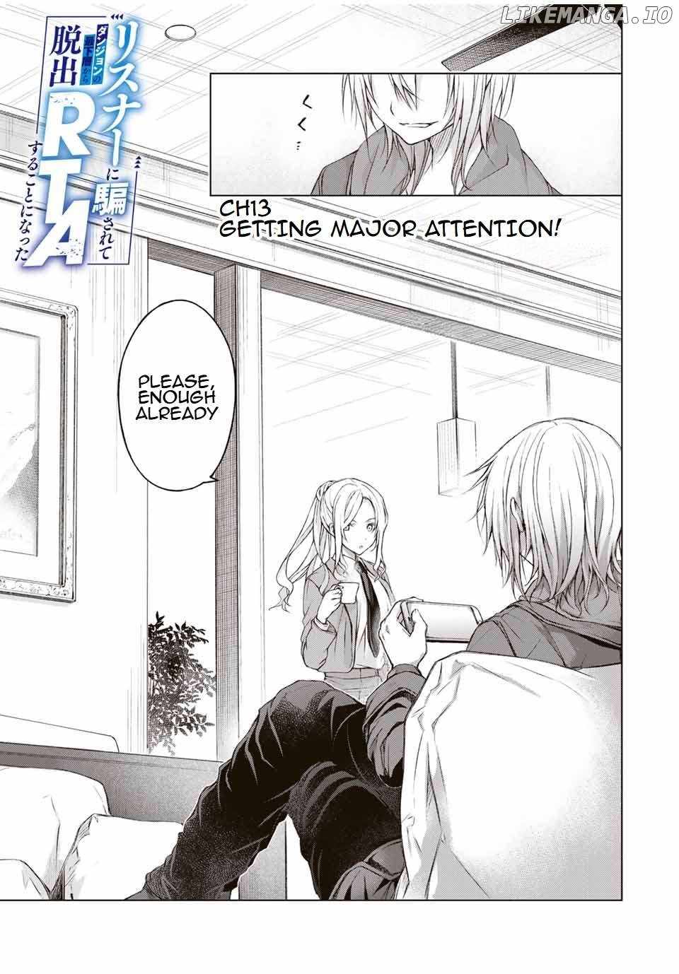 Listener ni Damasarete Dungeon no Sai Kasou kara Dasshutsu RTA suru Koto ni Natta Chapter 13 - Page 0