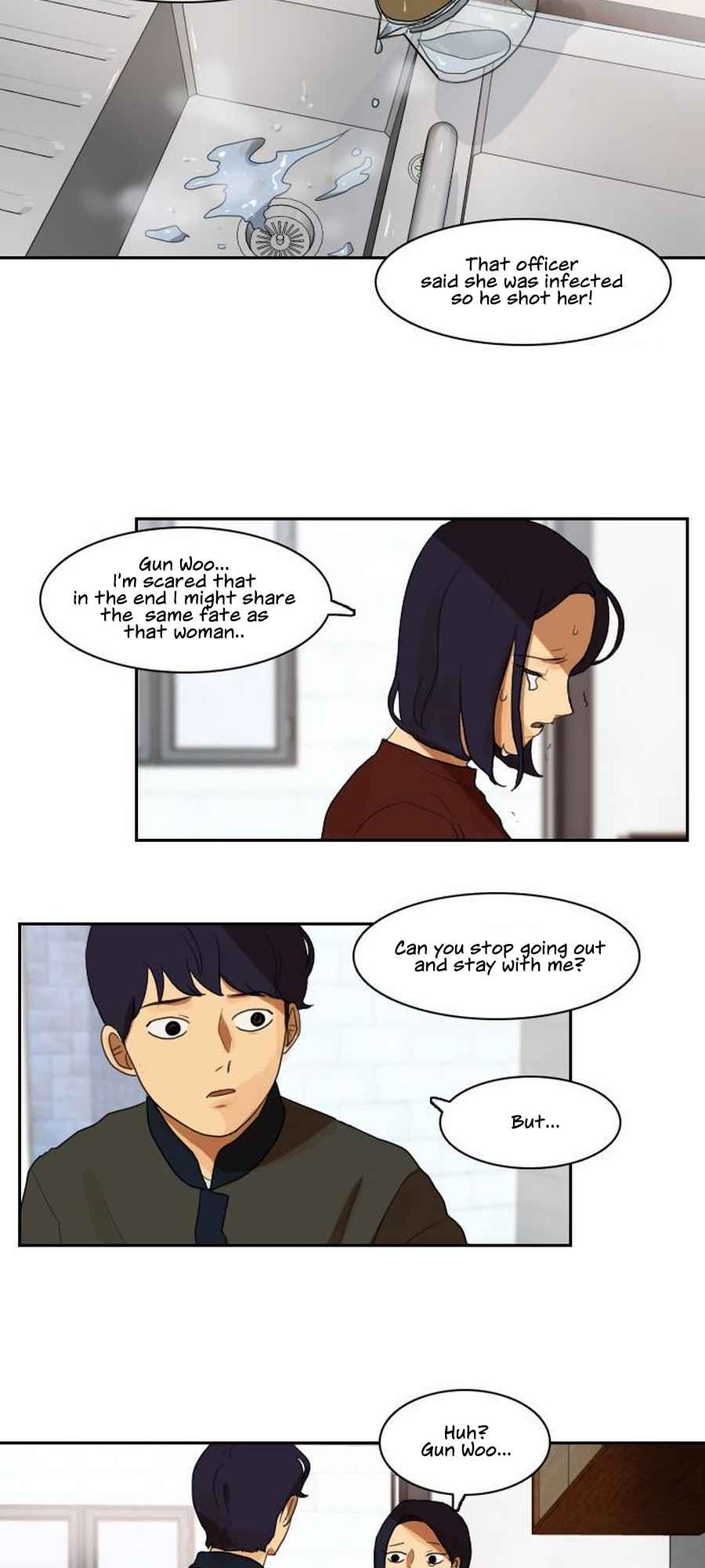 Lost in an Infected Area Chapter 10.1 - Page 14