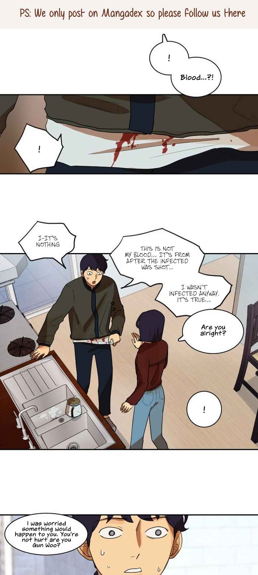 Lost in an Infected Area Chapter 10.2 - Page 1