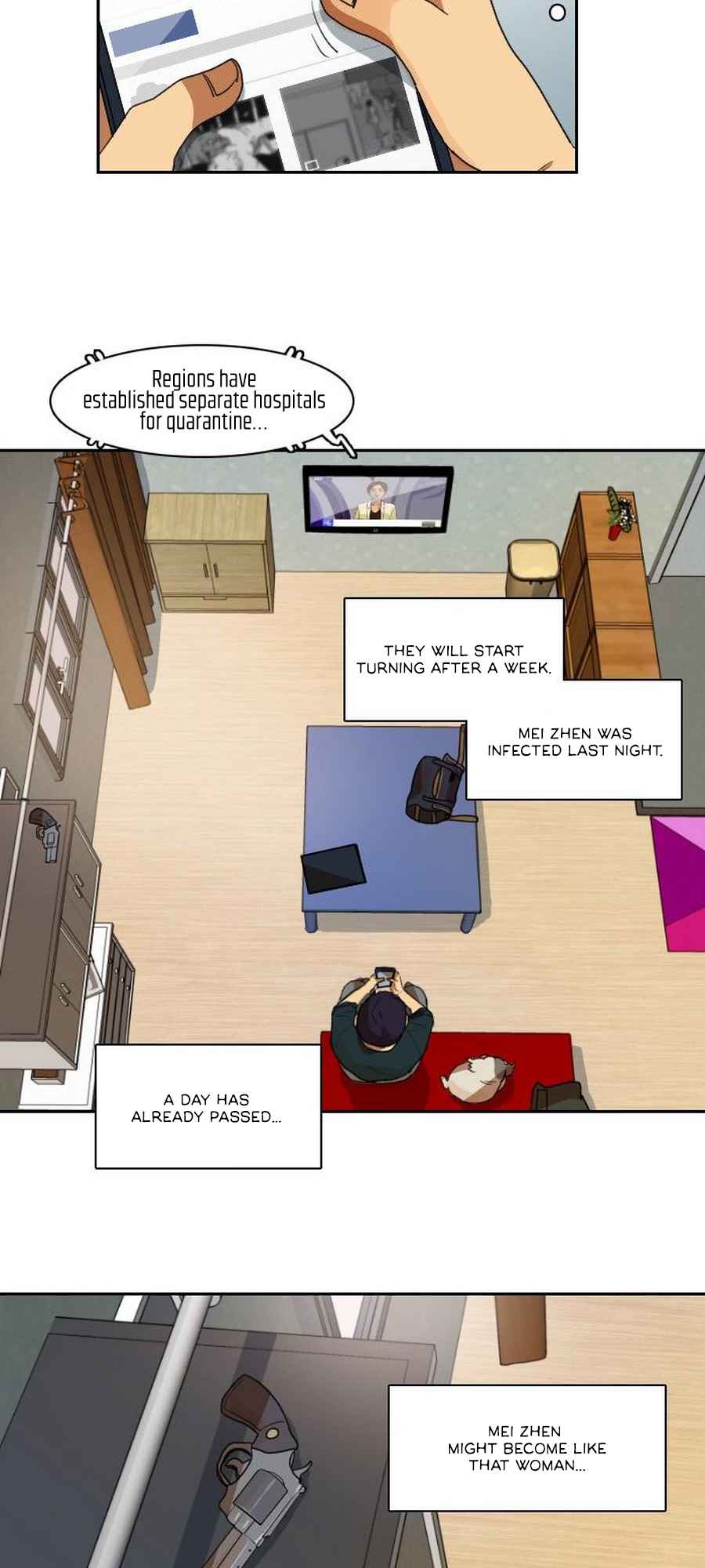 Lost in an Infected Area Chapter 10.2 - Page 7