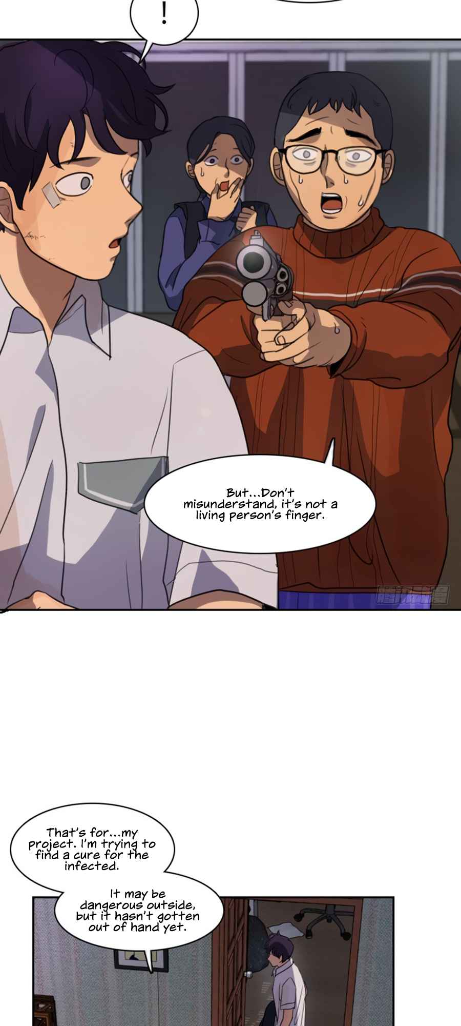 Lost in an Infected Area Chapter 13.2 - Page 12