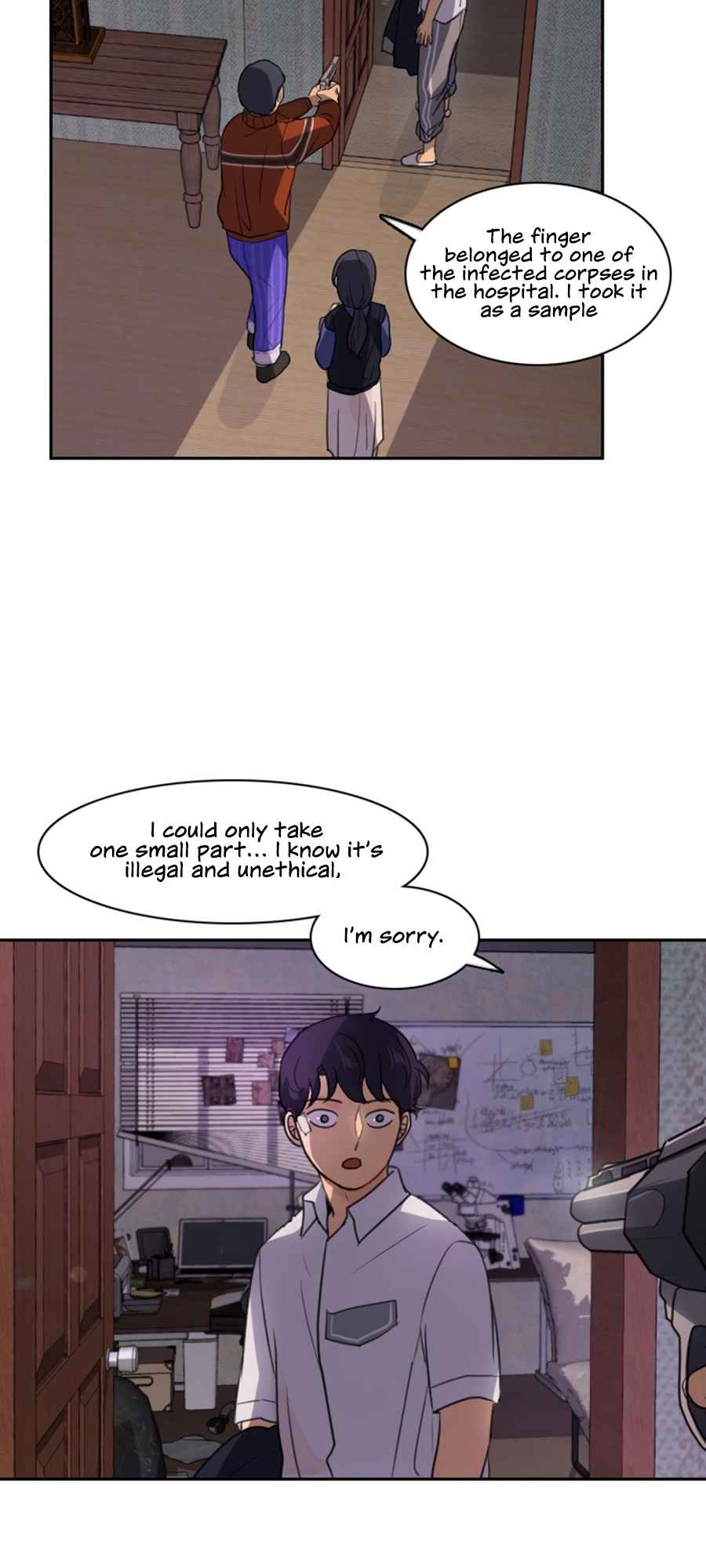 Lost in an Infected Area Chapter 13.2 - Page 13