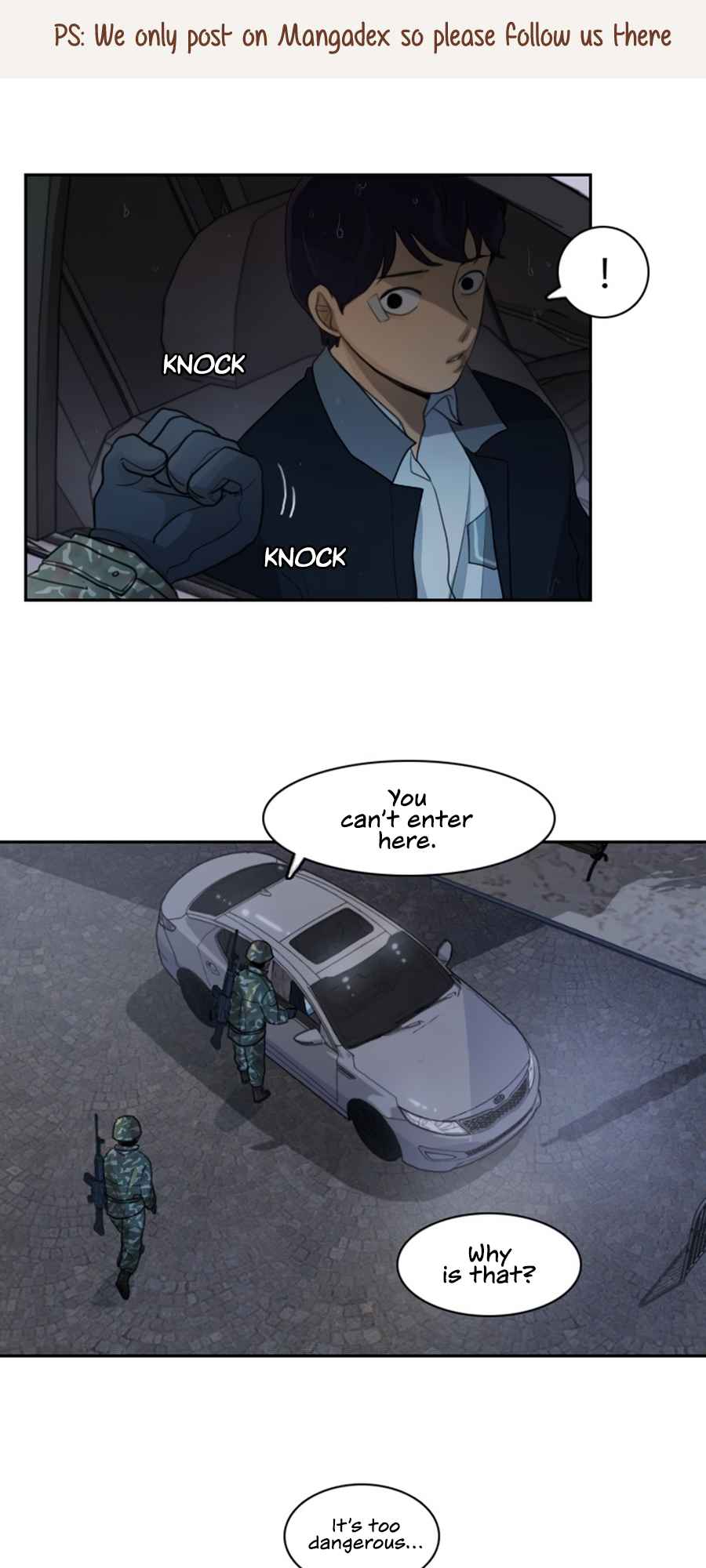 Lost in an Infected Area Chapter 15.2 - Page 1