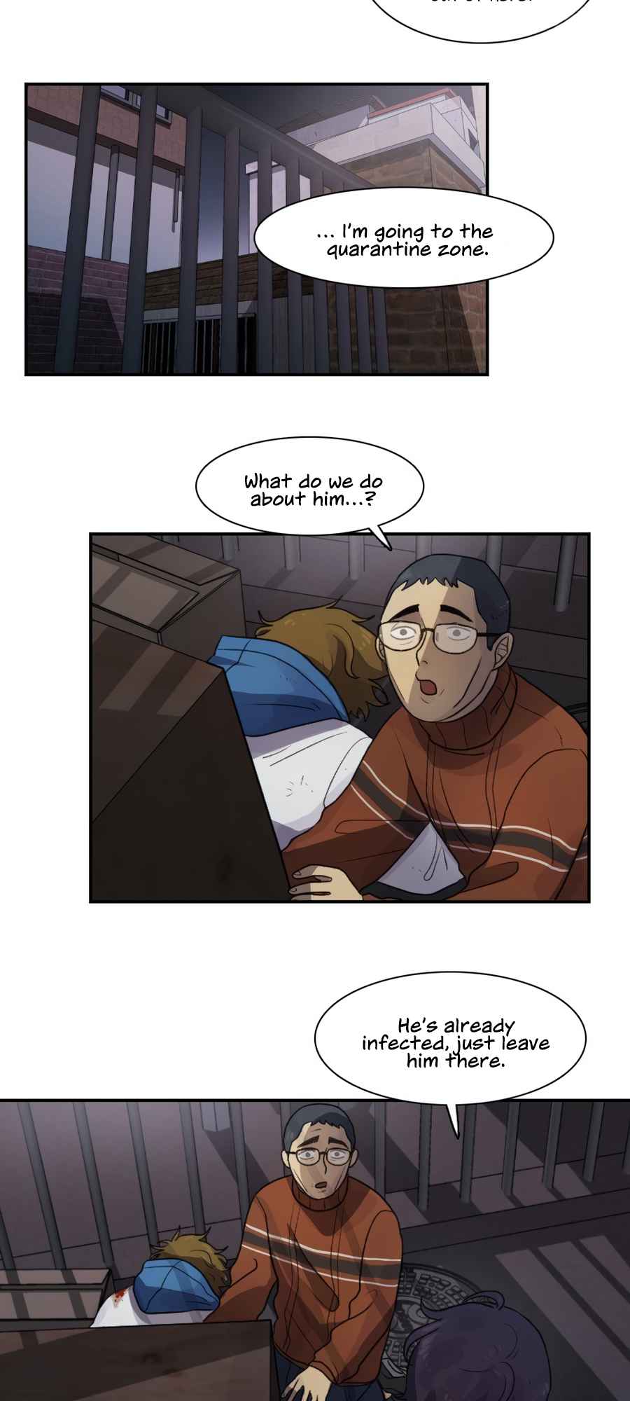 Lost in an Infected Area Chapter 17.1 - Page 8