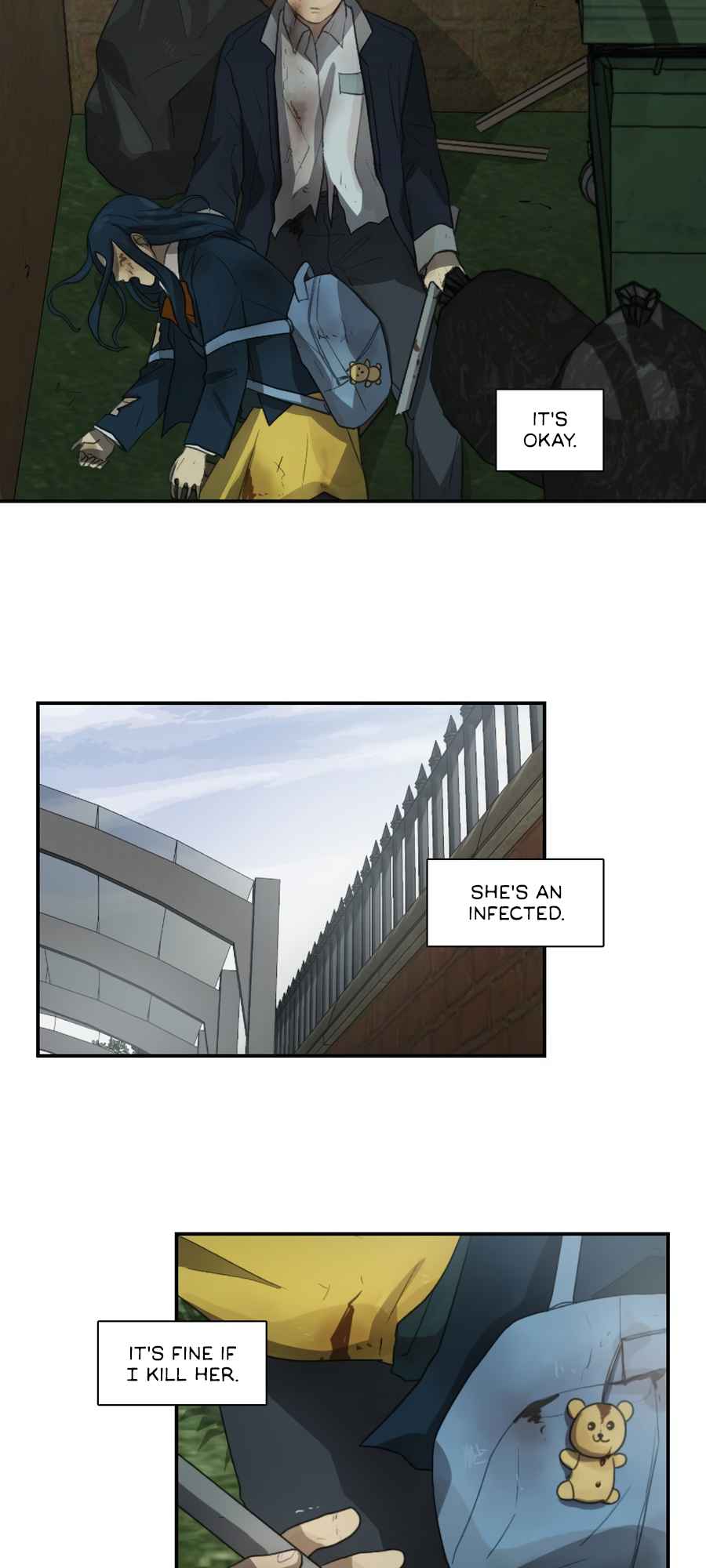 Lost in an Infected Area Chapter 23.1 - Page 12
