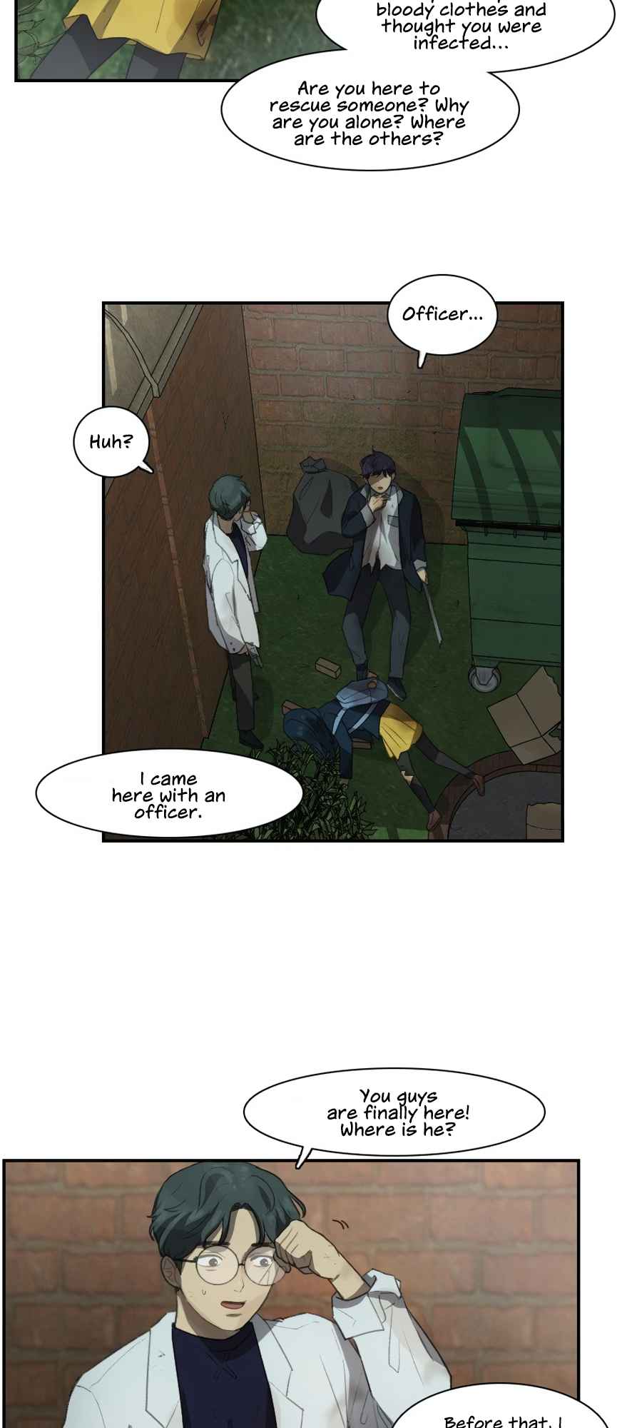 Lost in an Infected Area Chapter 23.2 - Page 1