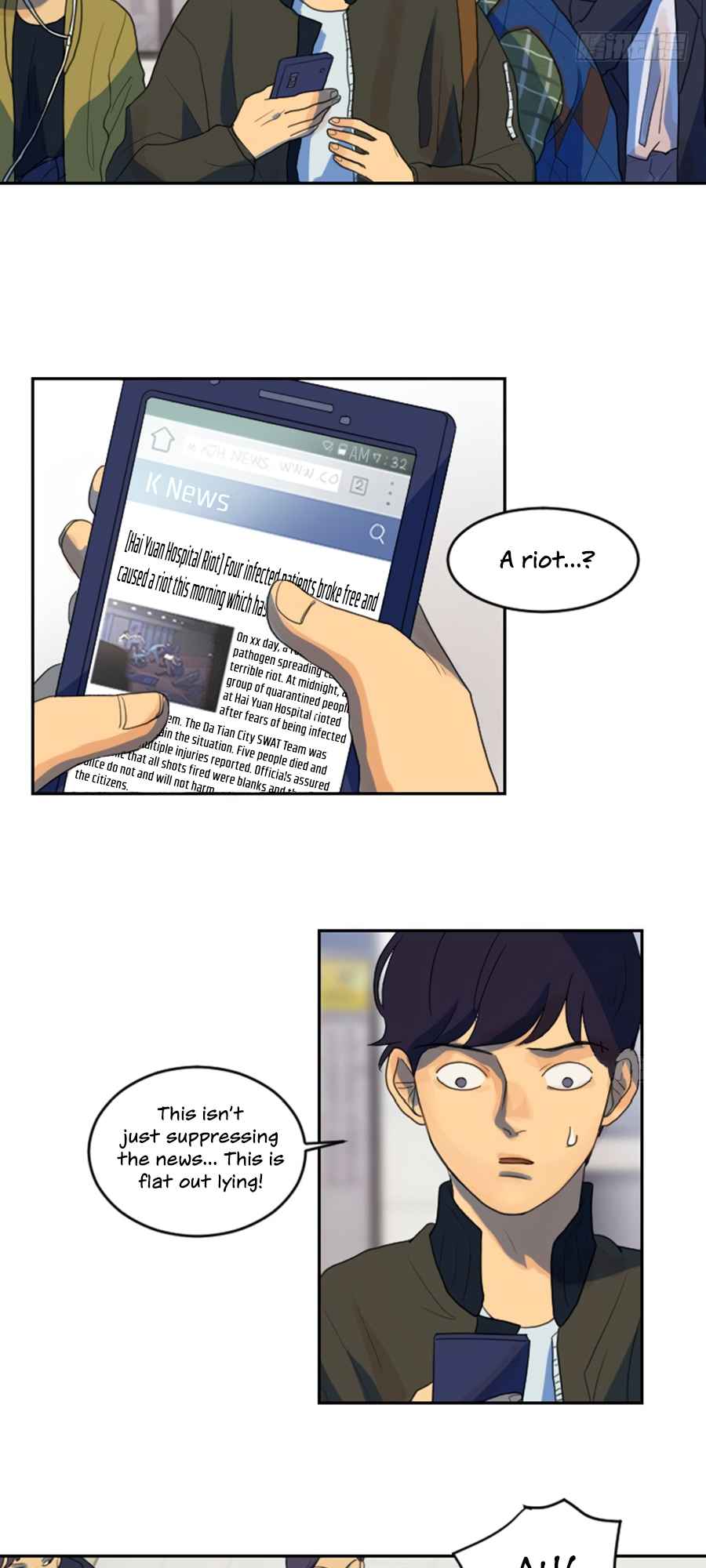 Lost in an Infected Area Chapter 7.1 - Page 18