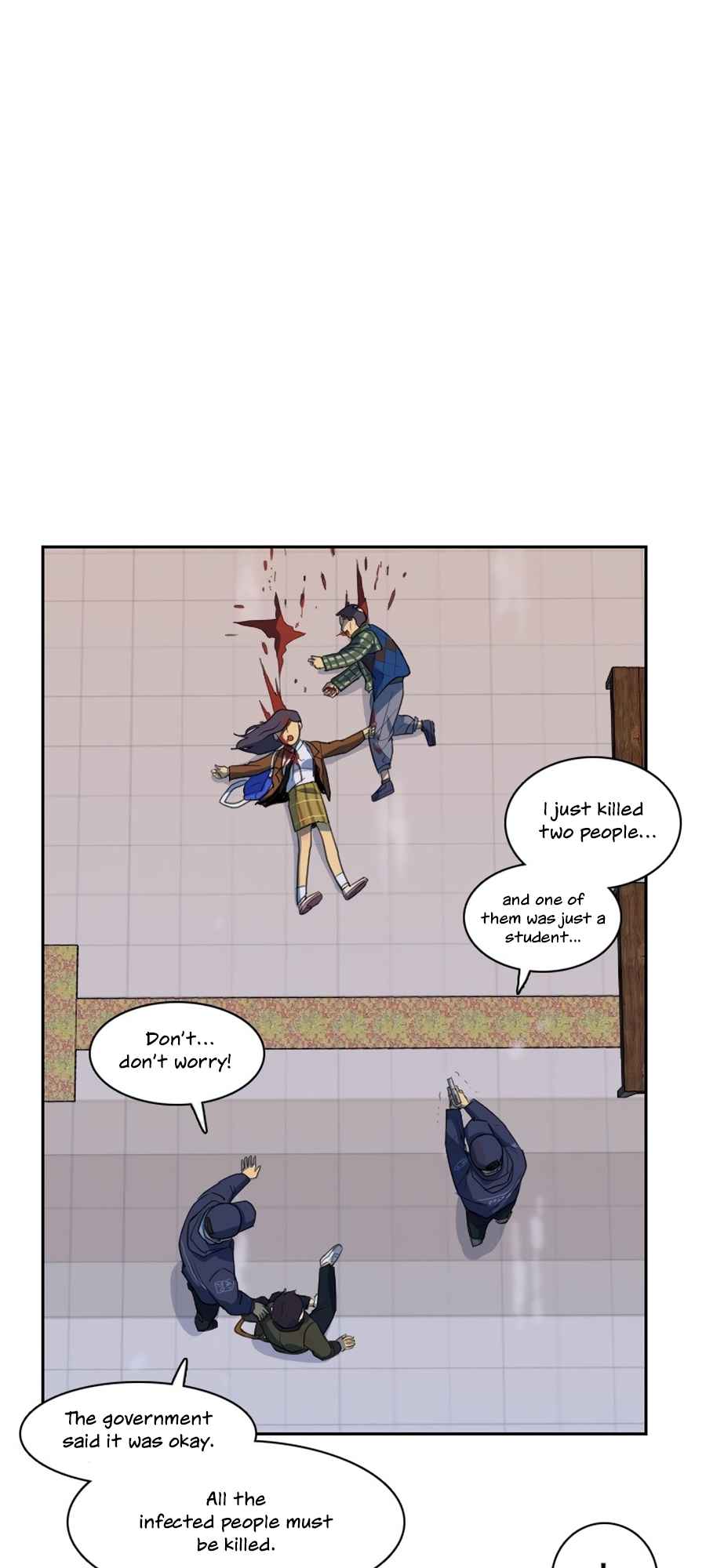 Lost in an Infected Area Chapter 8.1 - Page 8