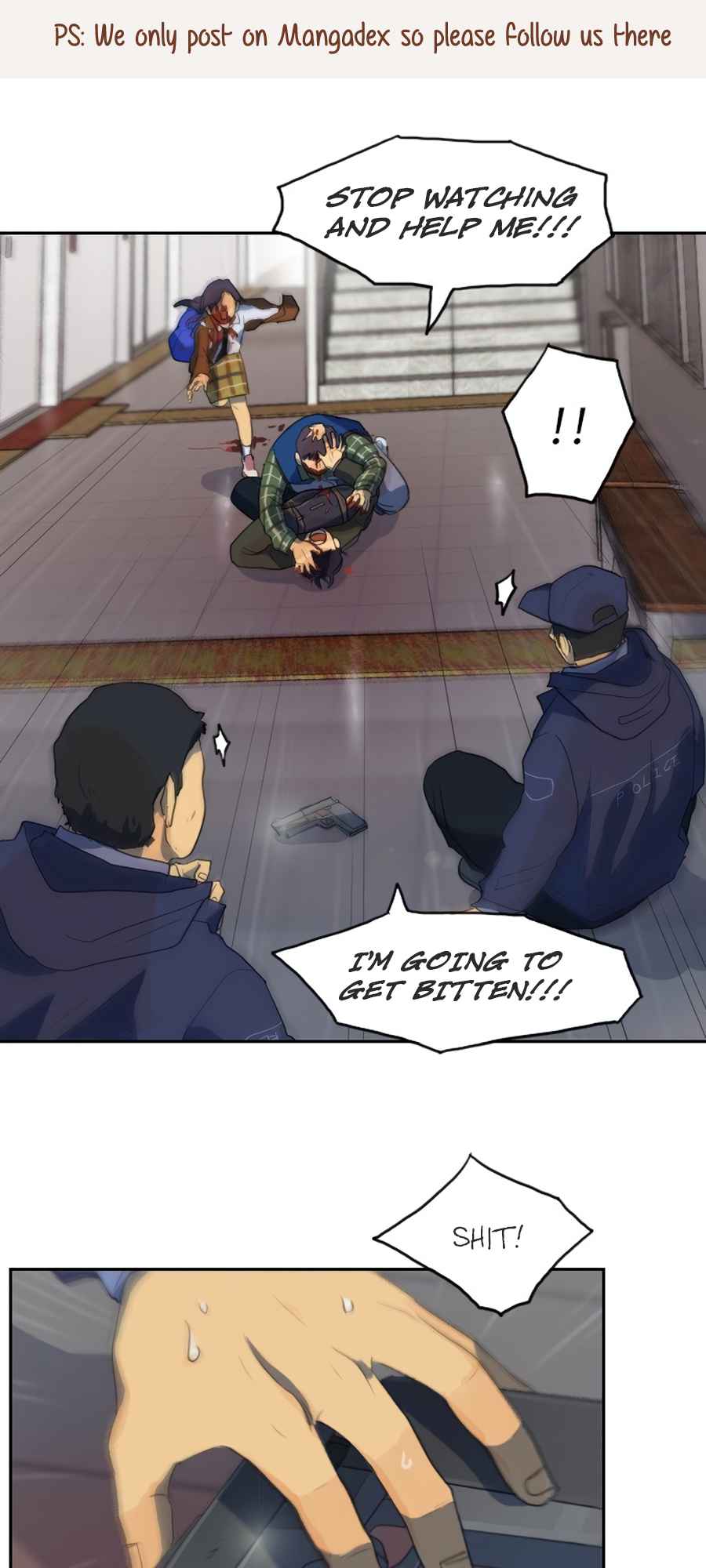 Lost in an Infected Area Chapter 8.2 - Page 1