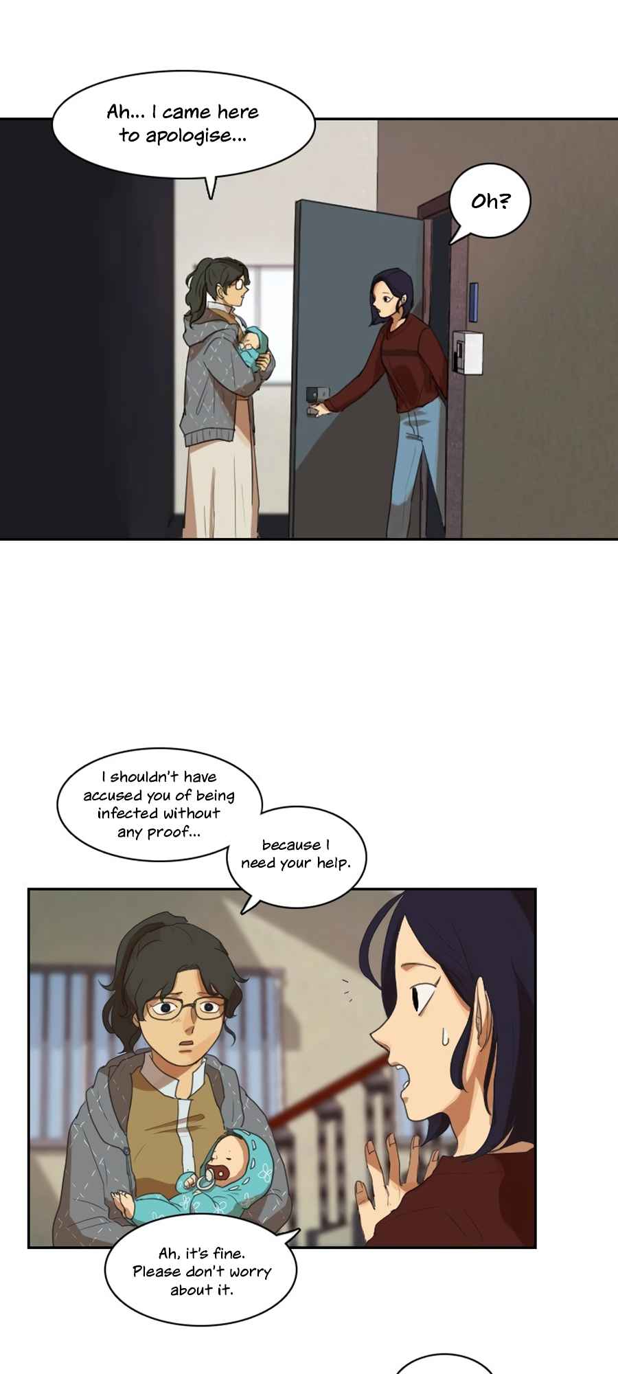 Lost in an Infected Area Chapter 8.2 - Page 14