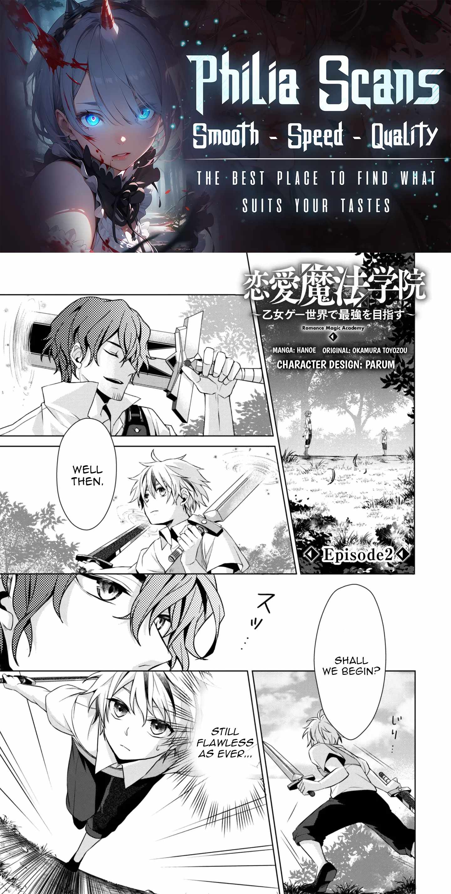 Love & Magic Academy ~Aiming to be the Strongest in the World of Otome Game~ Chapter 2 - Page 1