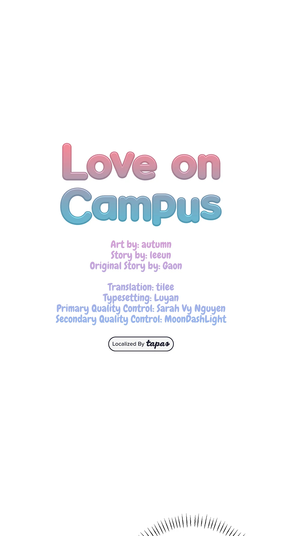 Love on Campus Chapter 62 - Page 1