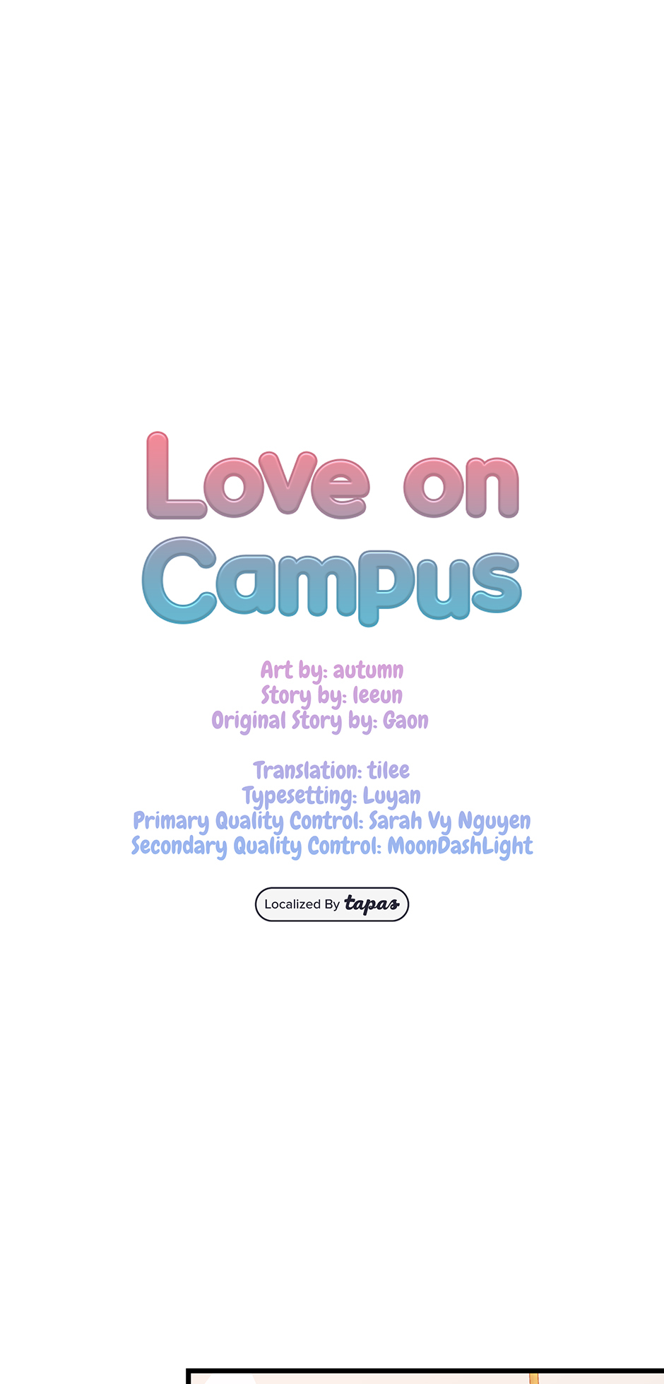Love on Campus Chapter 74 - Page 1