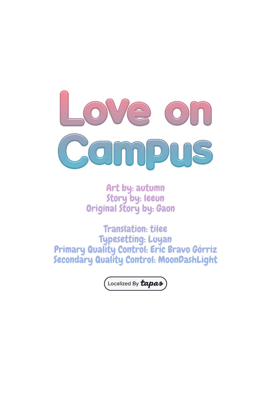 Love on Campus Chapter 78 - Page 1