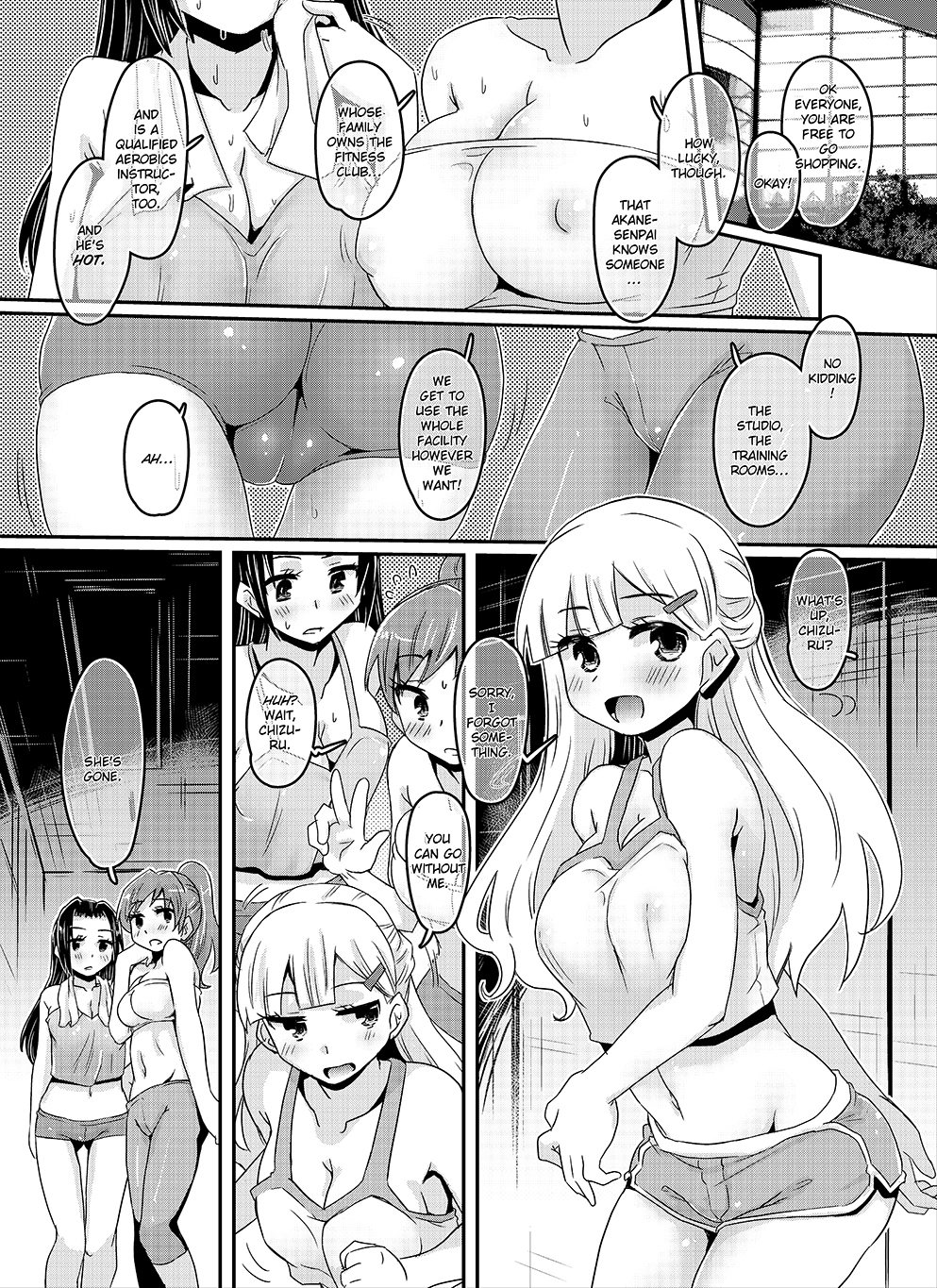 Lubed Up Fitness: Arousing College Girl Workout Chapter 1 - Page 3