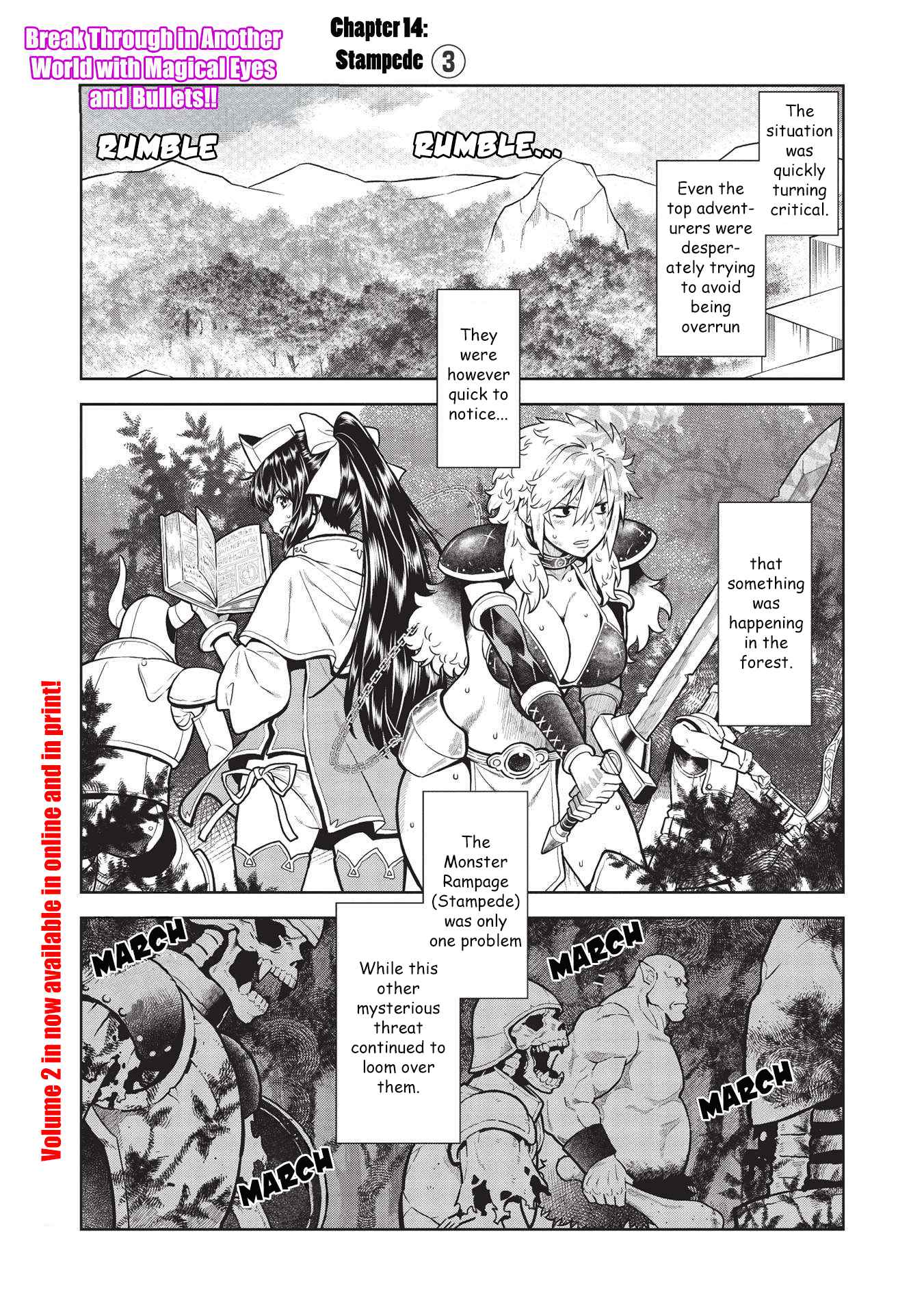 Magan to Dangan o Tsukatte Isekai o Buchinuku! Chapter 14.3 - Page 2