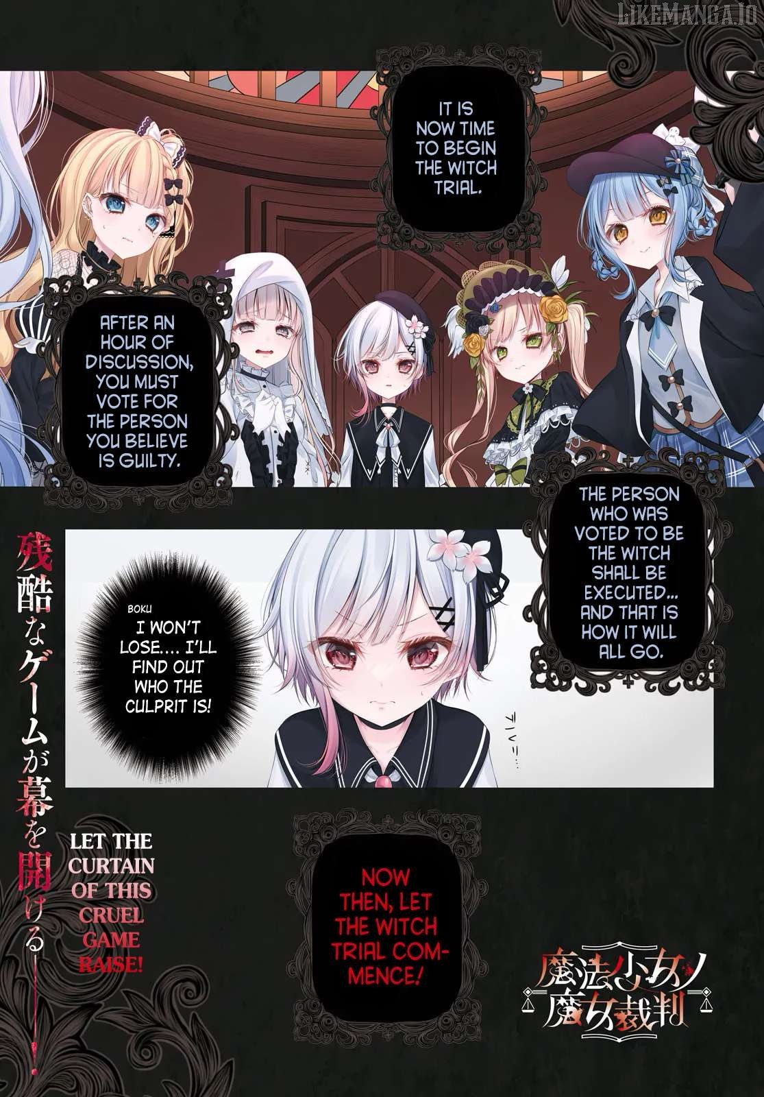 Mahou Shoujo no Majo Saiban Chapter 1 - Page 1