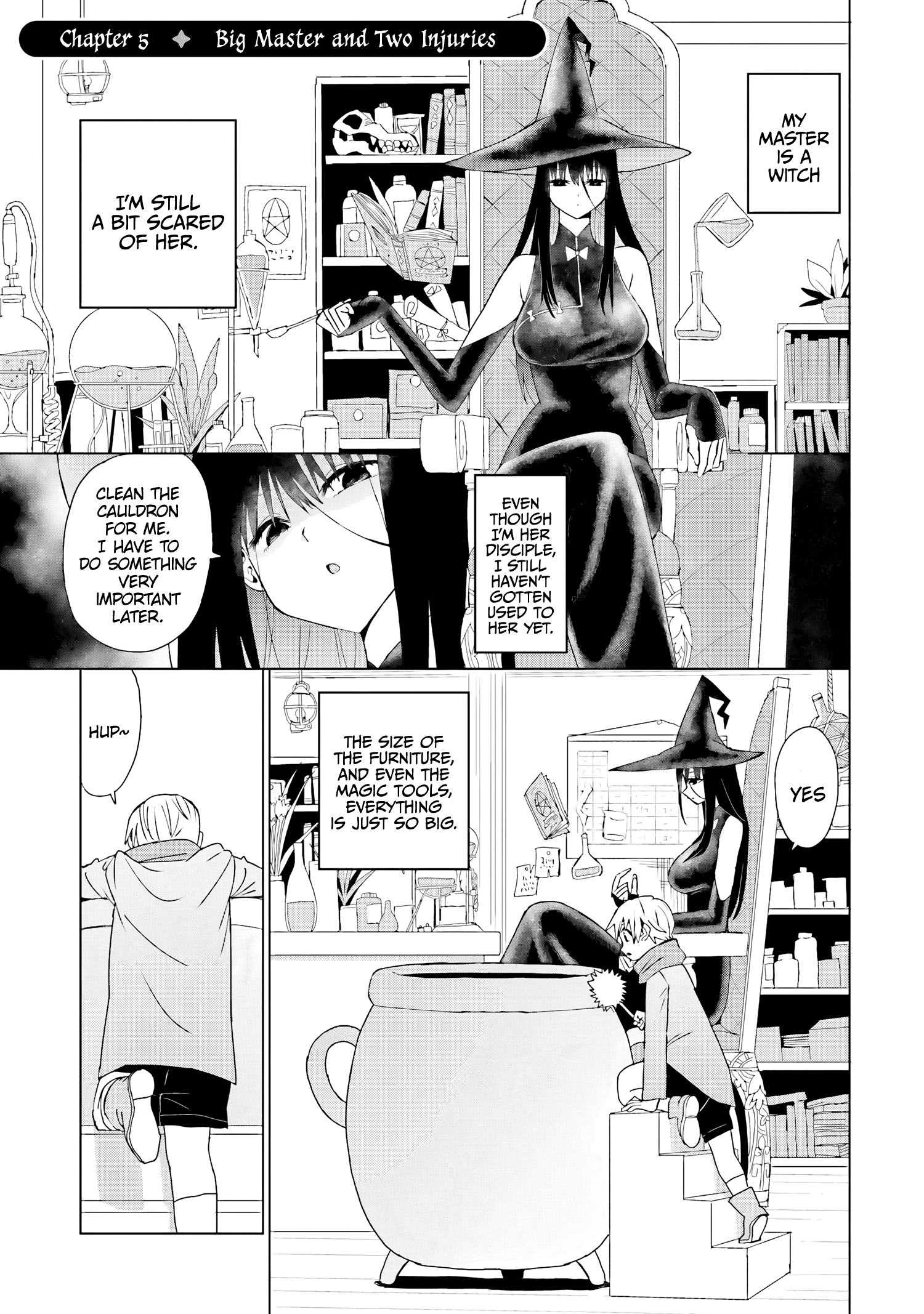 Mahou to Boku to Dekkai Shishou Chapter 5 - Page 2