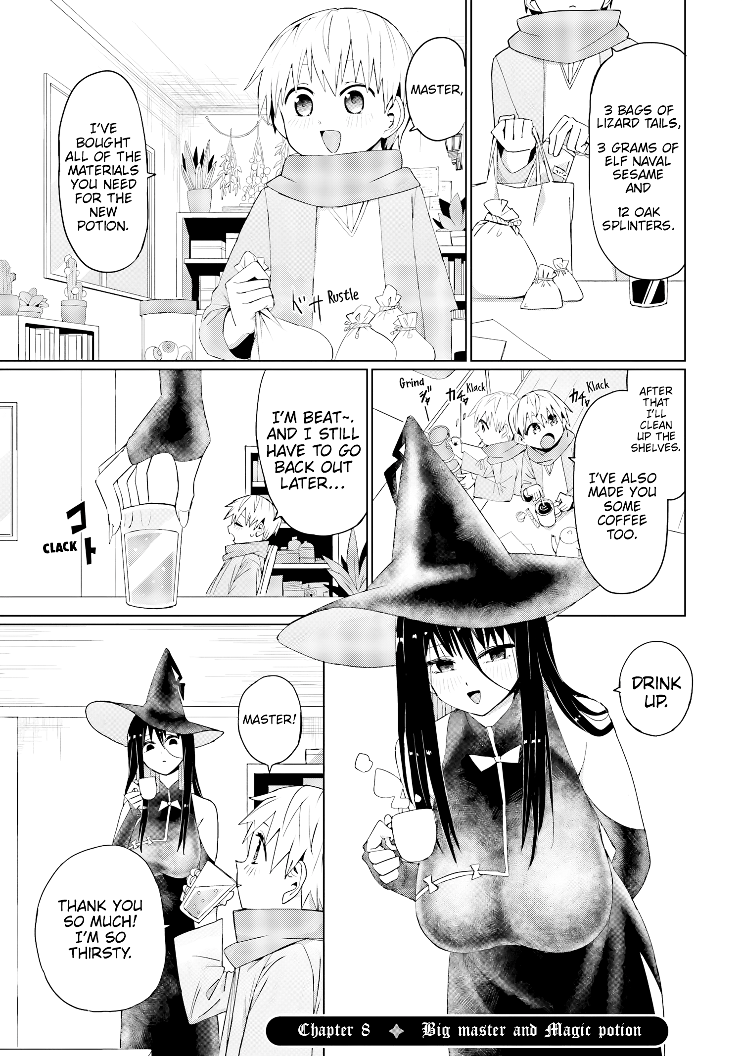 Mahou to Boku to Dekkai Shishou Chapter 8 - Page 2