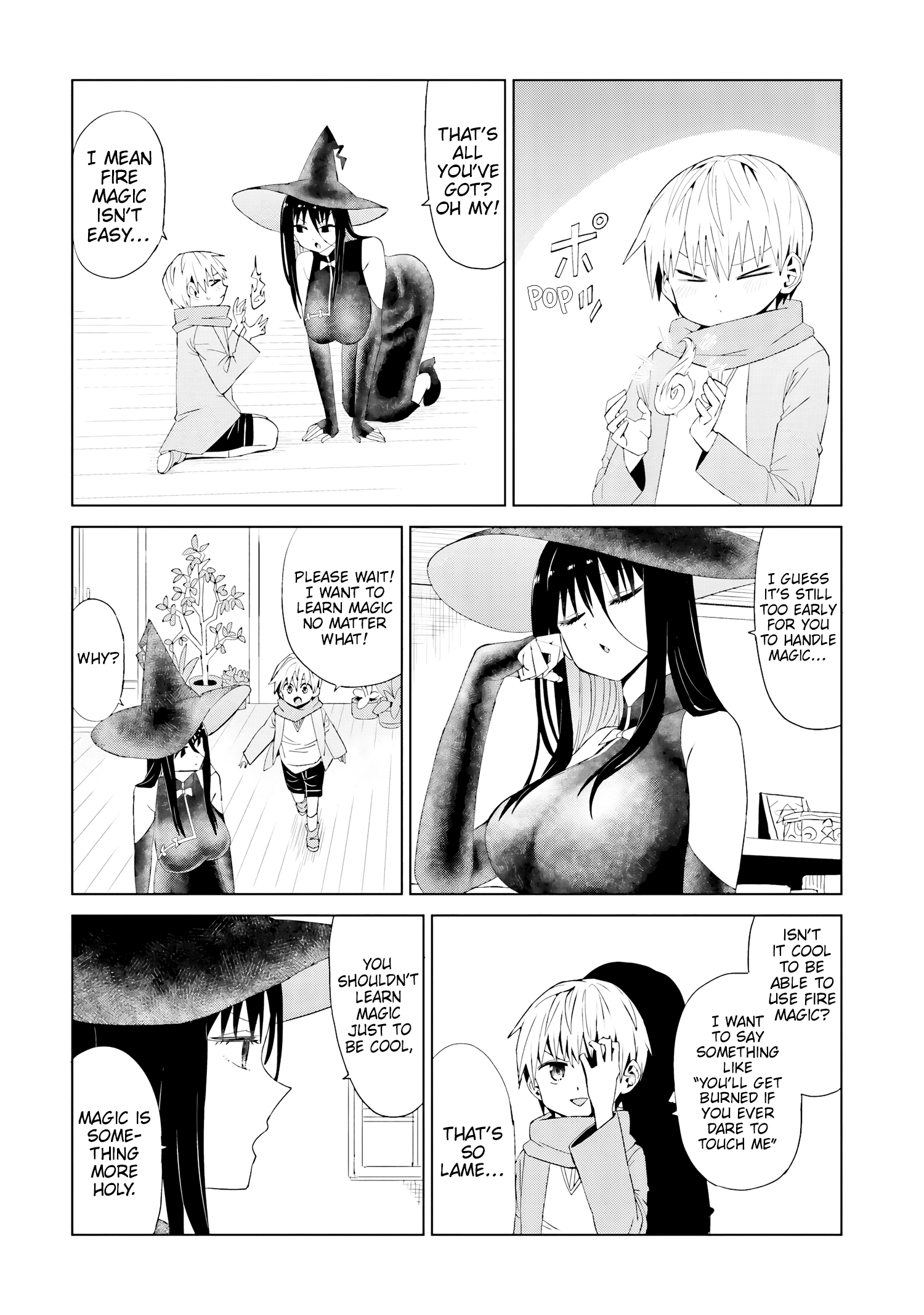 Mahou to Boku to Dekkai Shishou Chapter 9 - Page 3