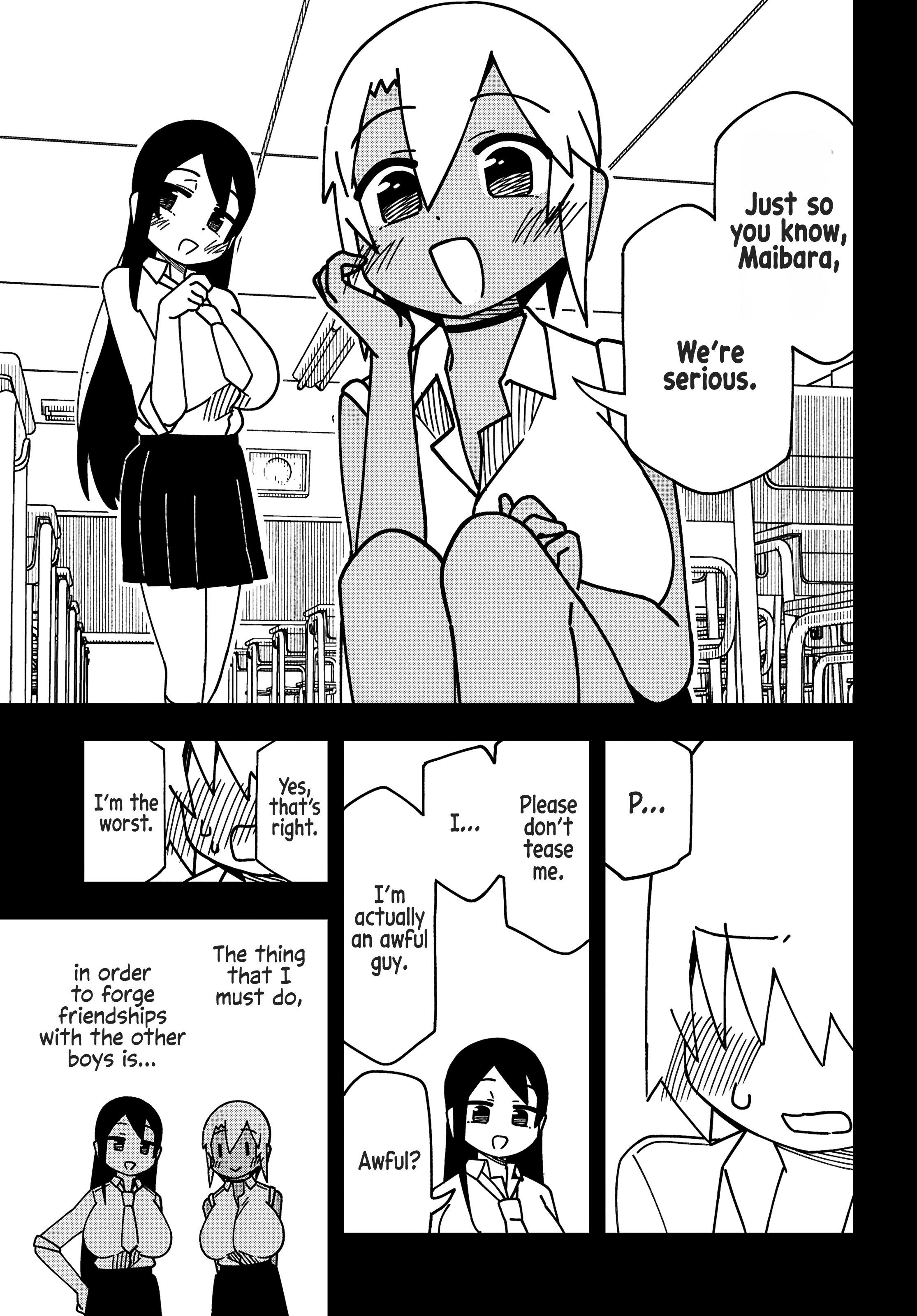 Maibara-kun wa Tsuyotsuyo Gal Kara Hanarerarenai Chapter 1 - Page 9