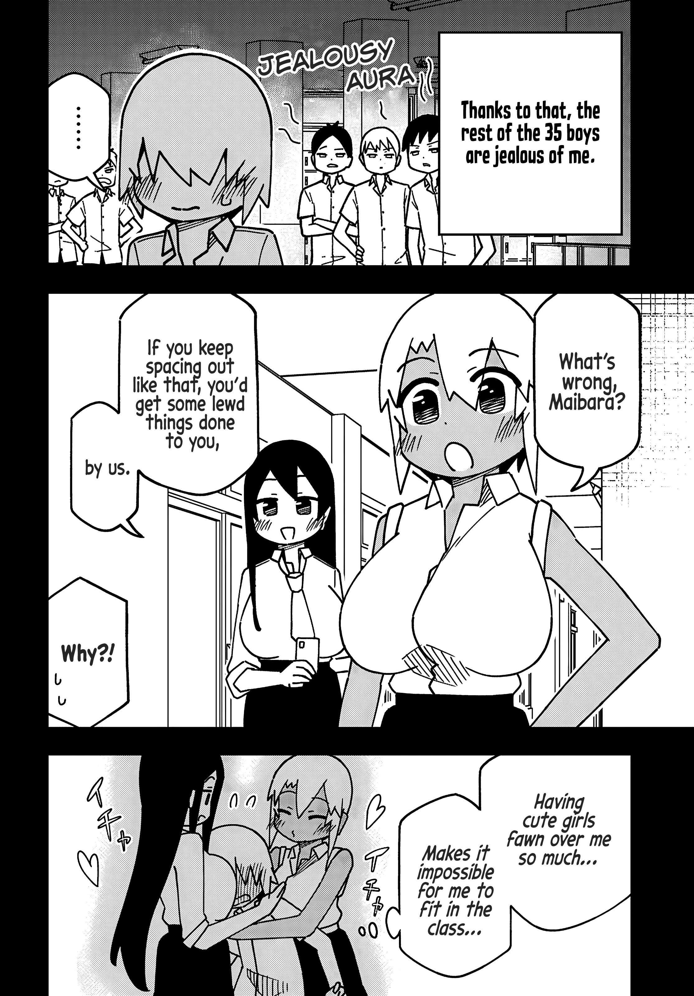 Maibara-kun wa Tsuyotsuyo Gal Kara Hanarerarenai Chapter 2 - Page 2
