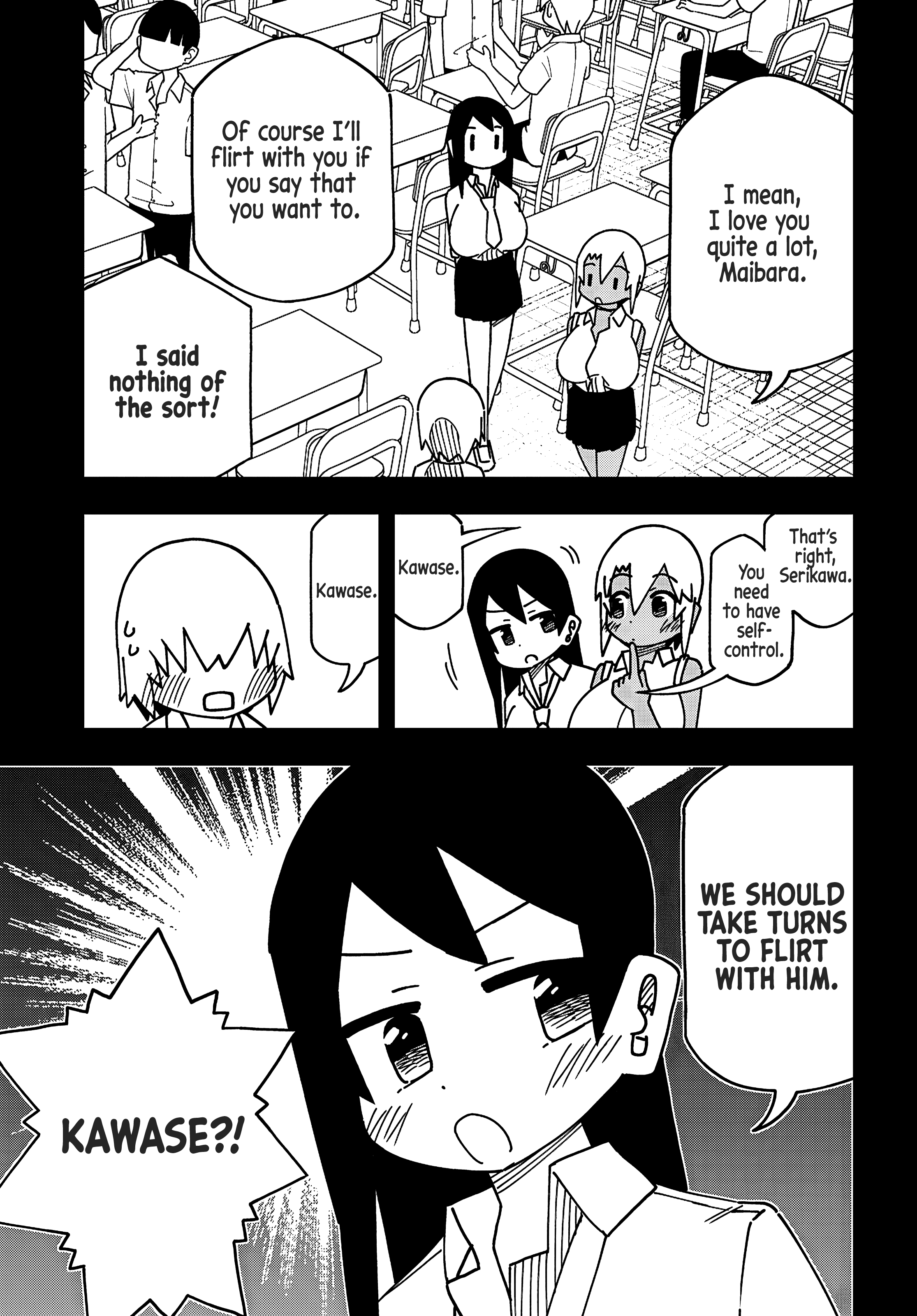 Maibara-kun wa Tsuyotsuyo Gal Kara Hanarerarenai Chapter 2 - Page 11