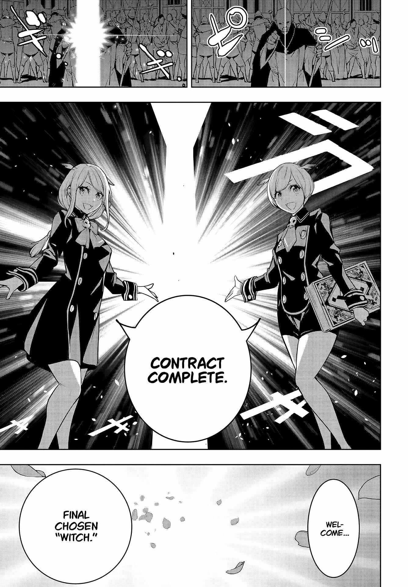 Majo Taisen: 32-nin no Isai no Majo wa Koroshiau Chapter 1 - Page 22