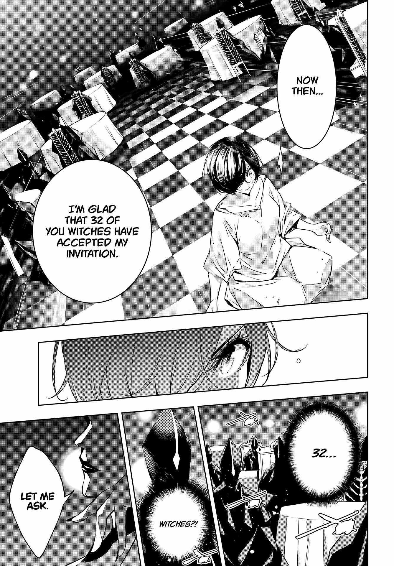 Majo Taisen: 32-nin no Isai no Majo wa Koroshiau Chapter 1 - Page 25