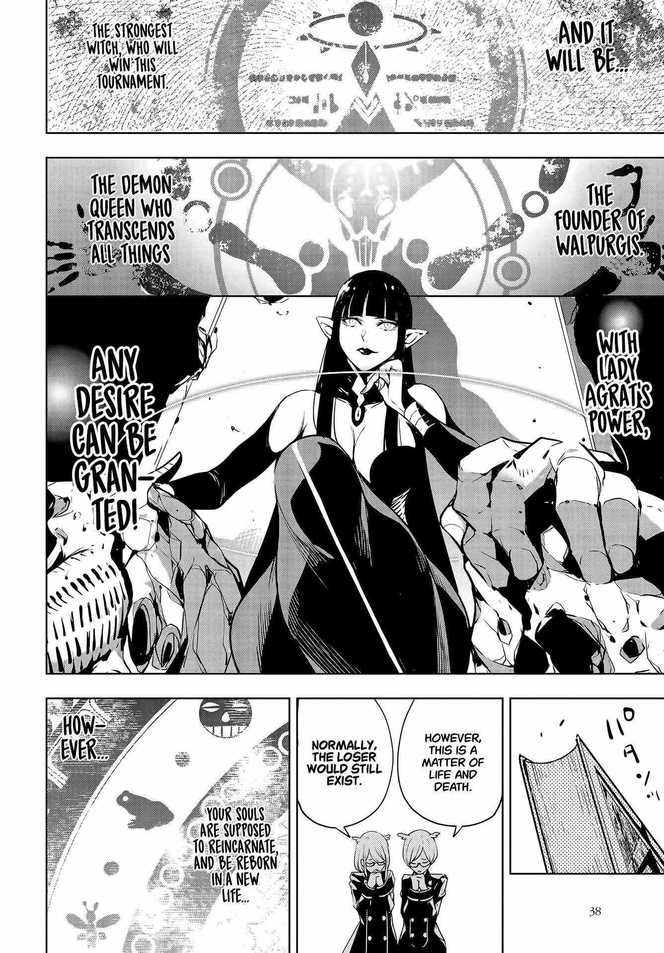 Majo Taisen: 32-nin no Isai no Majo wa Koroshiau Chapter 1 - Page 34