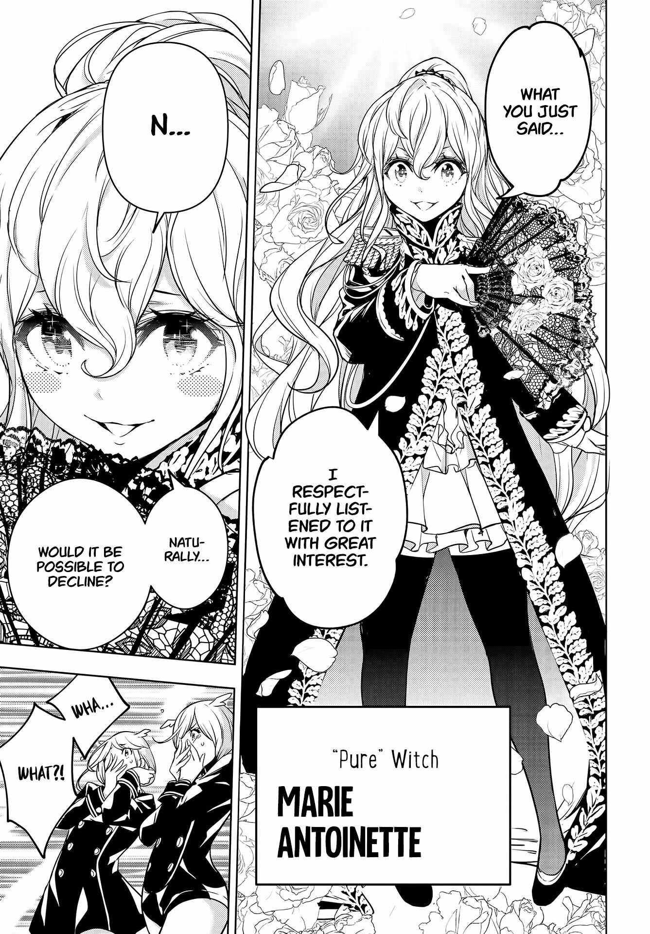 Majo Taisen: 32-nin no Isai no Majo wa Koroshiau Chapter 1 - Page 37