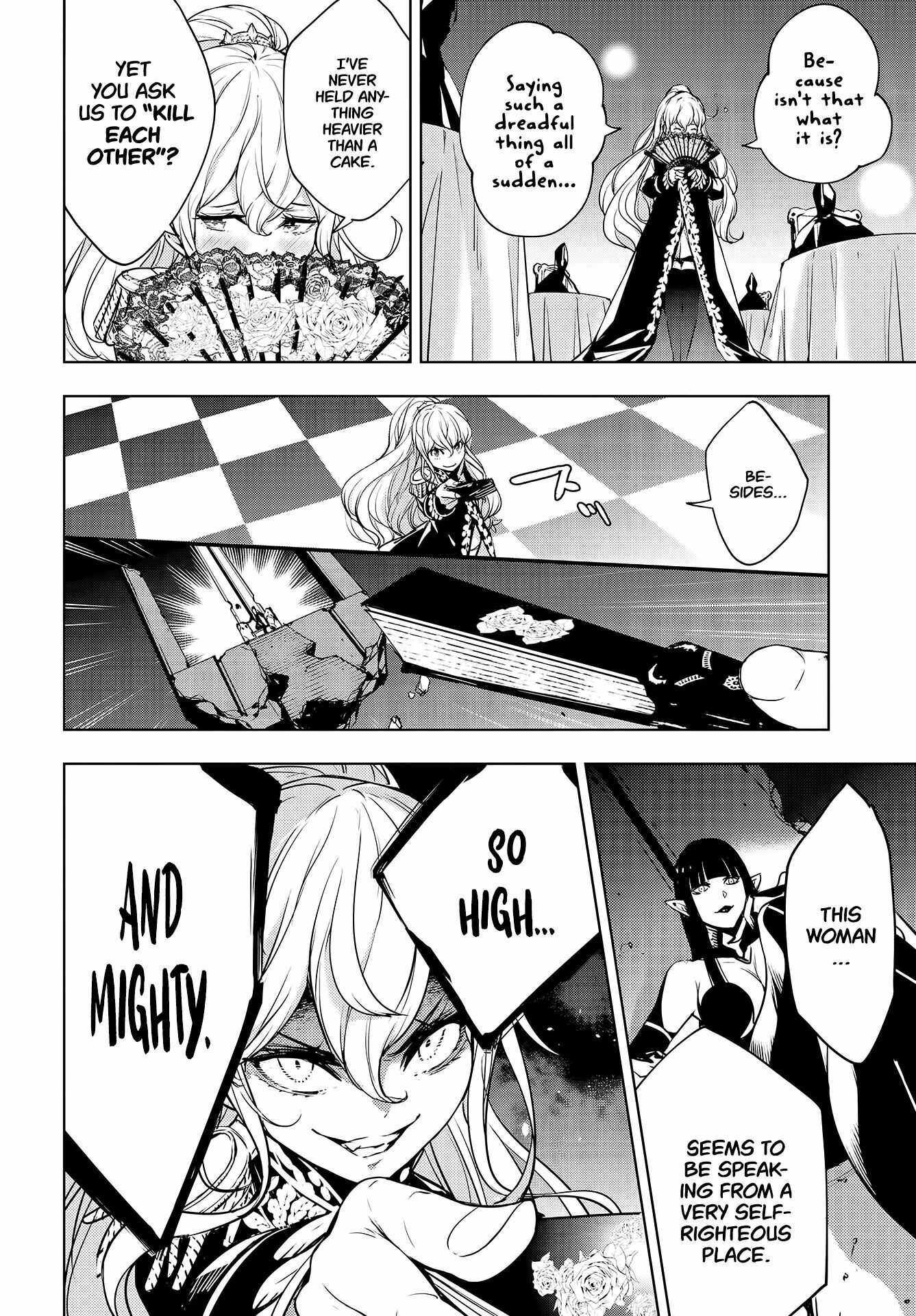 Majo Taisen: 32-nin no Isai no Majo wa Koroshiau Chapter 1 - Page 38