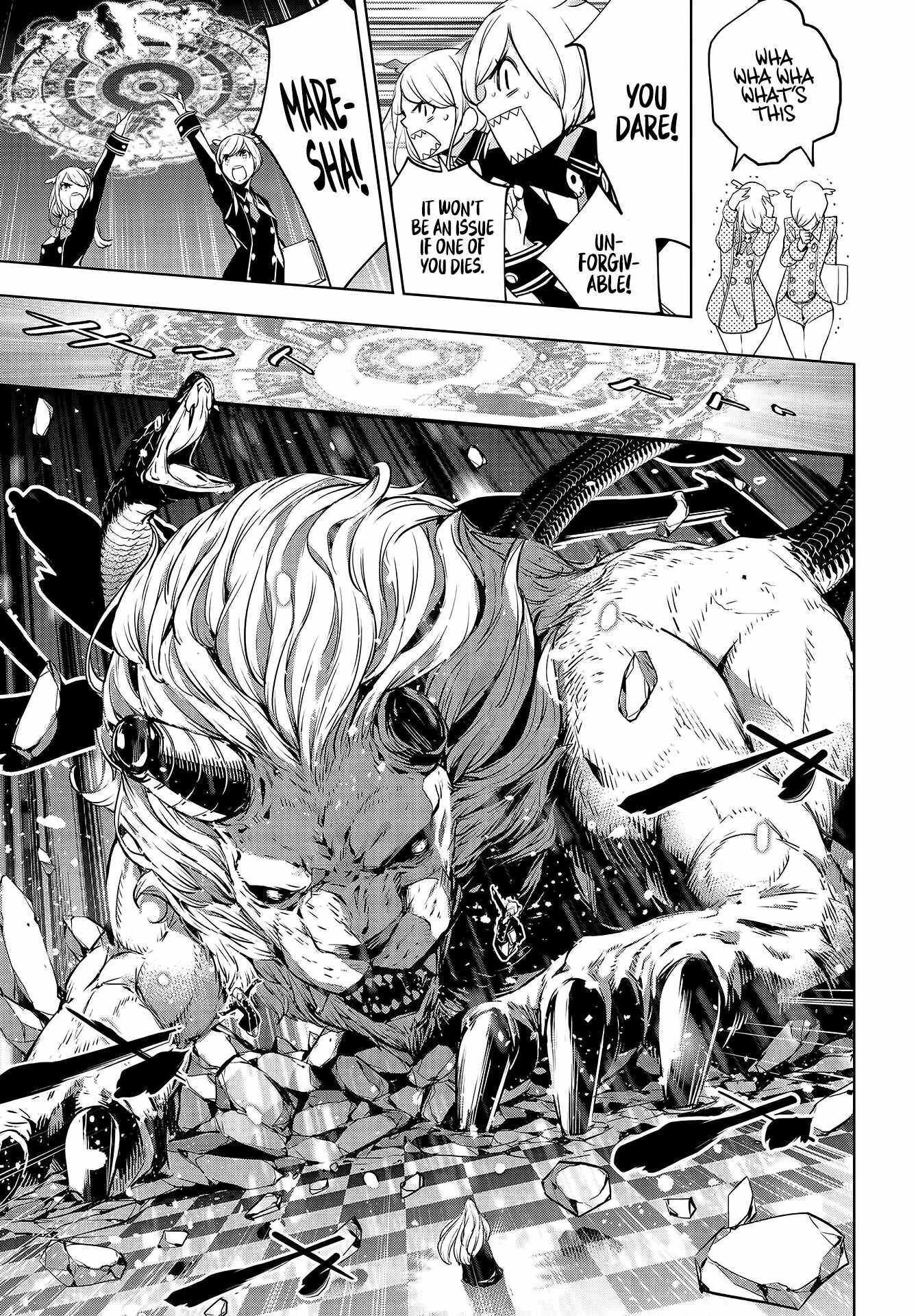 Majo Taisen: 32-nin no Isai no Majo wa Koroshiau Chapter 1 - Page 39