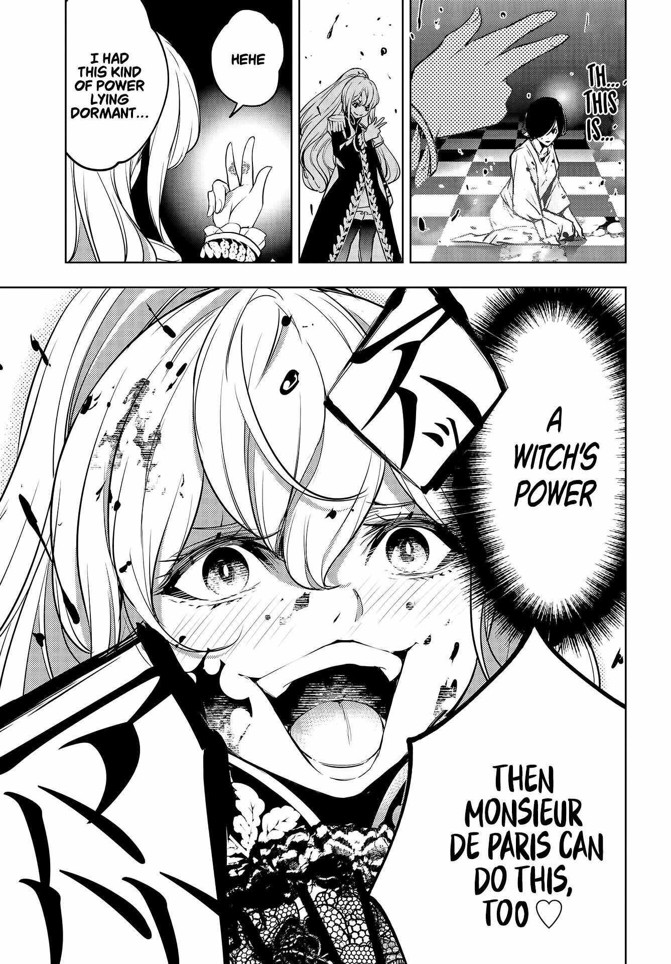 Majo Taisen: 32-nin no Isai no Majo wa Koroshiau Chapter 1 - Page 47