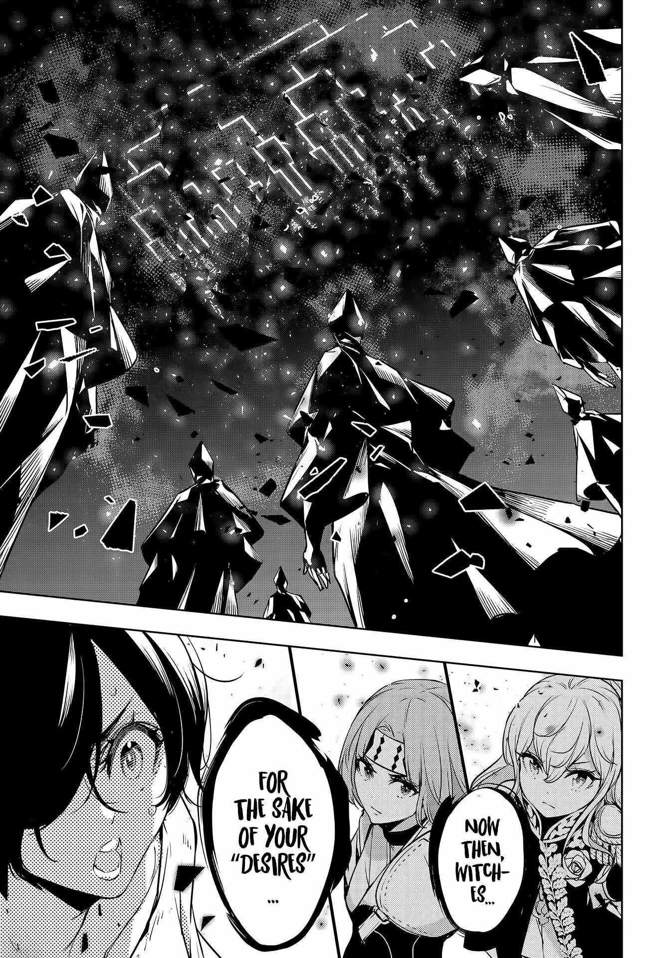 Majo Taisen: 32-nin no Isai no Majo wa Koroshiau Chapter 1 - Page 55