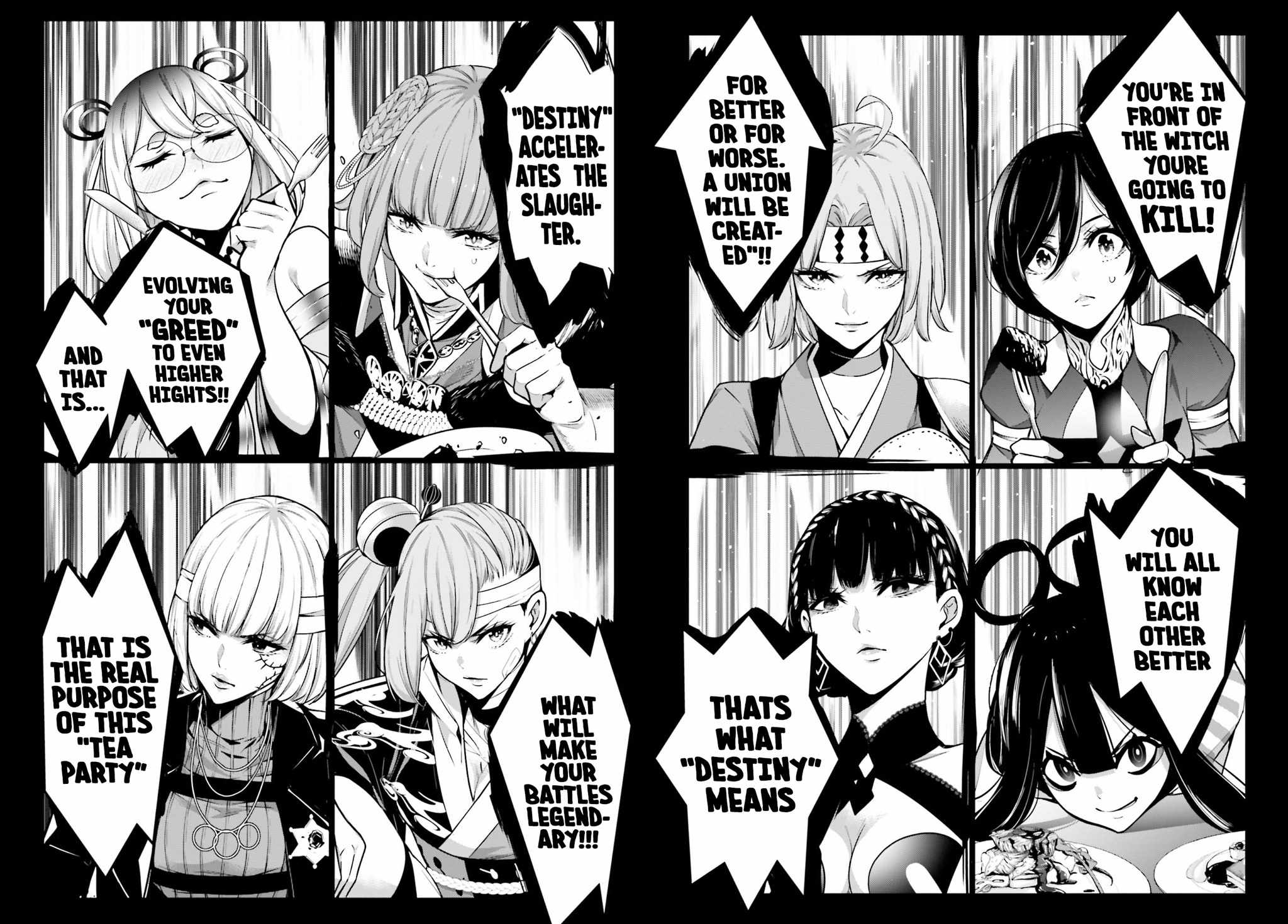 Majo Taisen: 32-nin no Isai no Majo wa Koroshiau Chapter 43 - Page 17