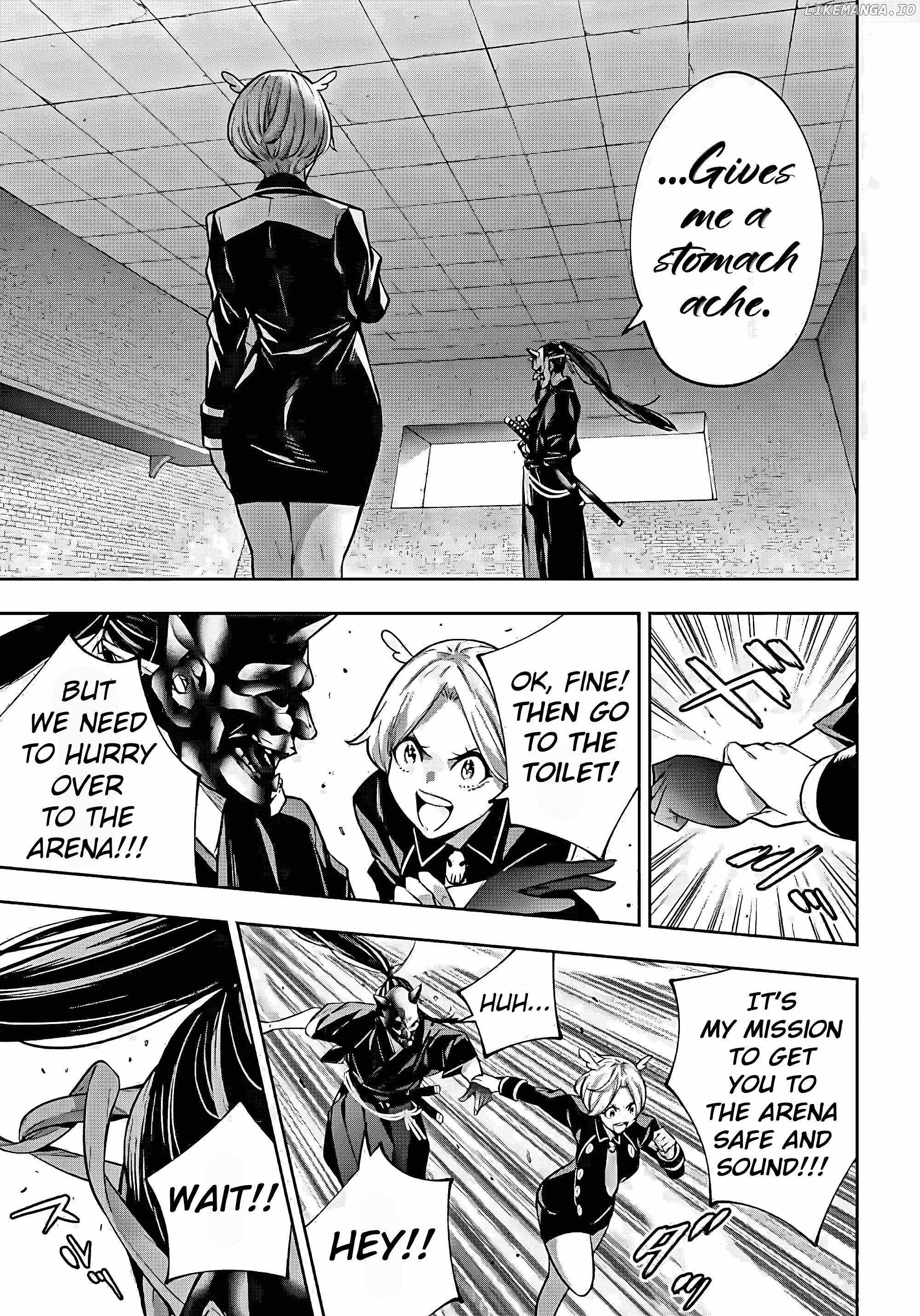 Majo Taisen: 32-nin no Isai no Majo wa Koroshiau Chapter 50 - Page 22