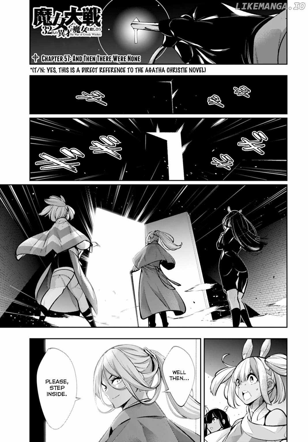 Majo Taisen: 32-nin no Isai no Majo wa Koroshiau Chapter 57 - Page 0