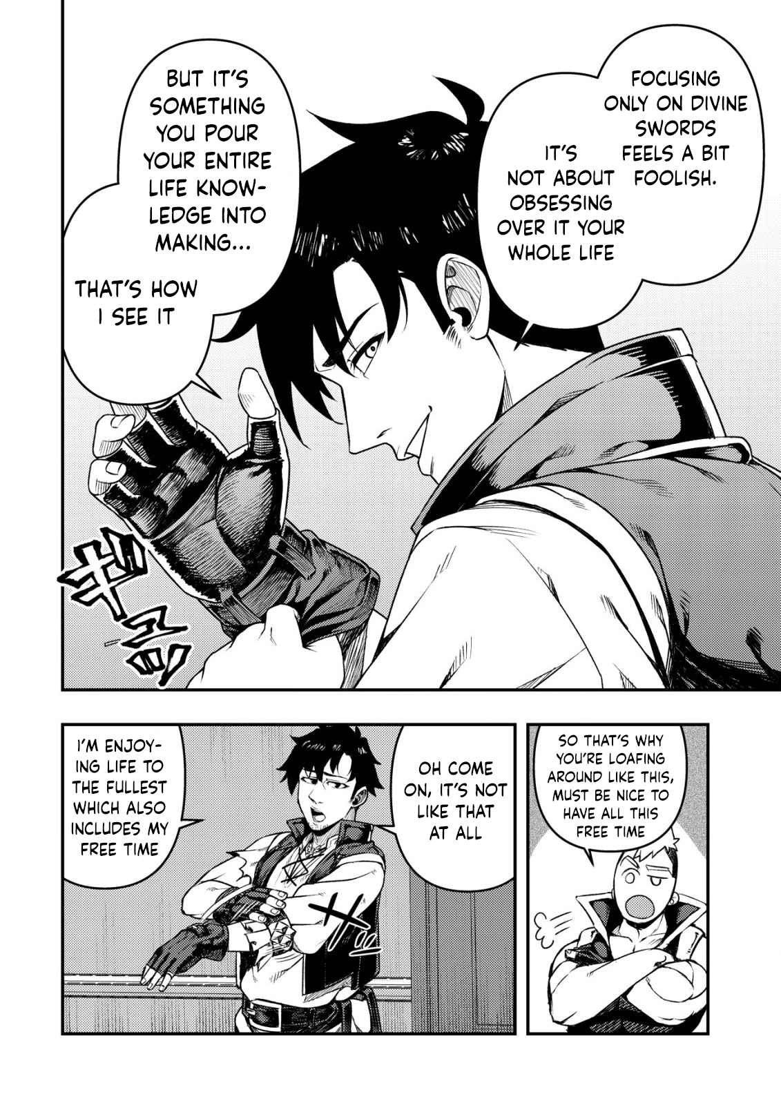 Maken Gishi Bacchus ~Shinken wo Mezasu Tenseisha wa, Kutte Nonde Tsukutte Sugosu~ Chapter 1 - Page 15