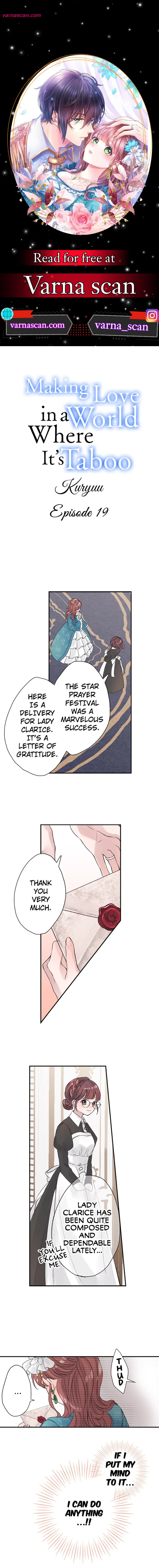 Making Love in a World Where It’s Taboo Chapter 19 - Page 1