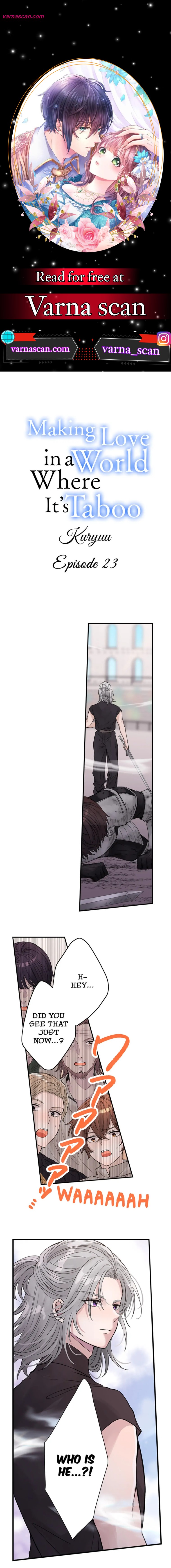 Making Love in a World Where It’s Taboo Chapter 23 - Page 1