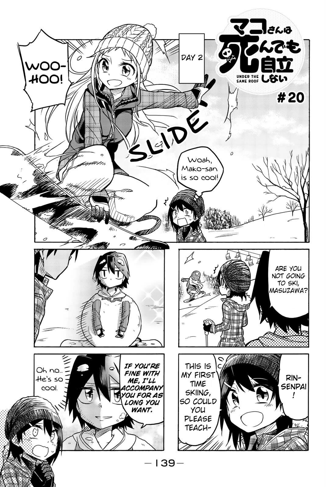 Mako-san Wa Shindemo Jiritsu Shinai Chapter 20 - Page 1