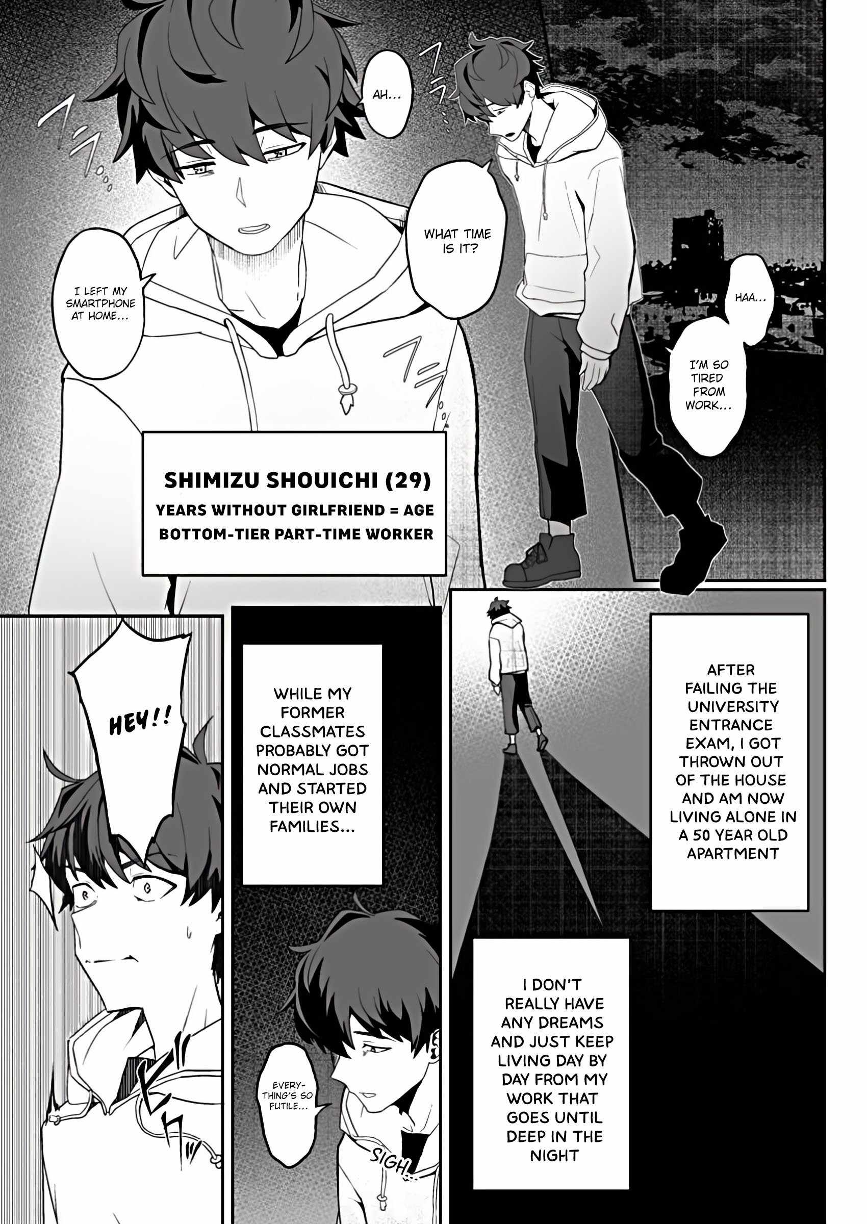 Makutsu no Ou ~Yomei Ikkagetsu no Doutei, Mahou Shoujo Harem o Kizuite Ou e Kunrinsu~ Chapter 1 - Page 3