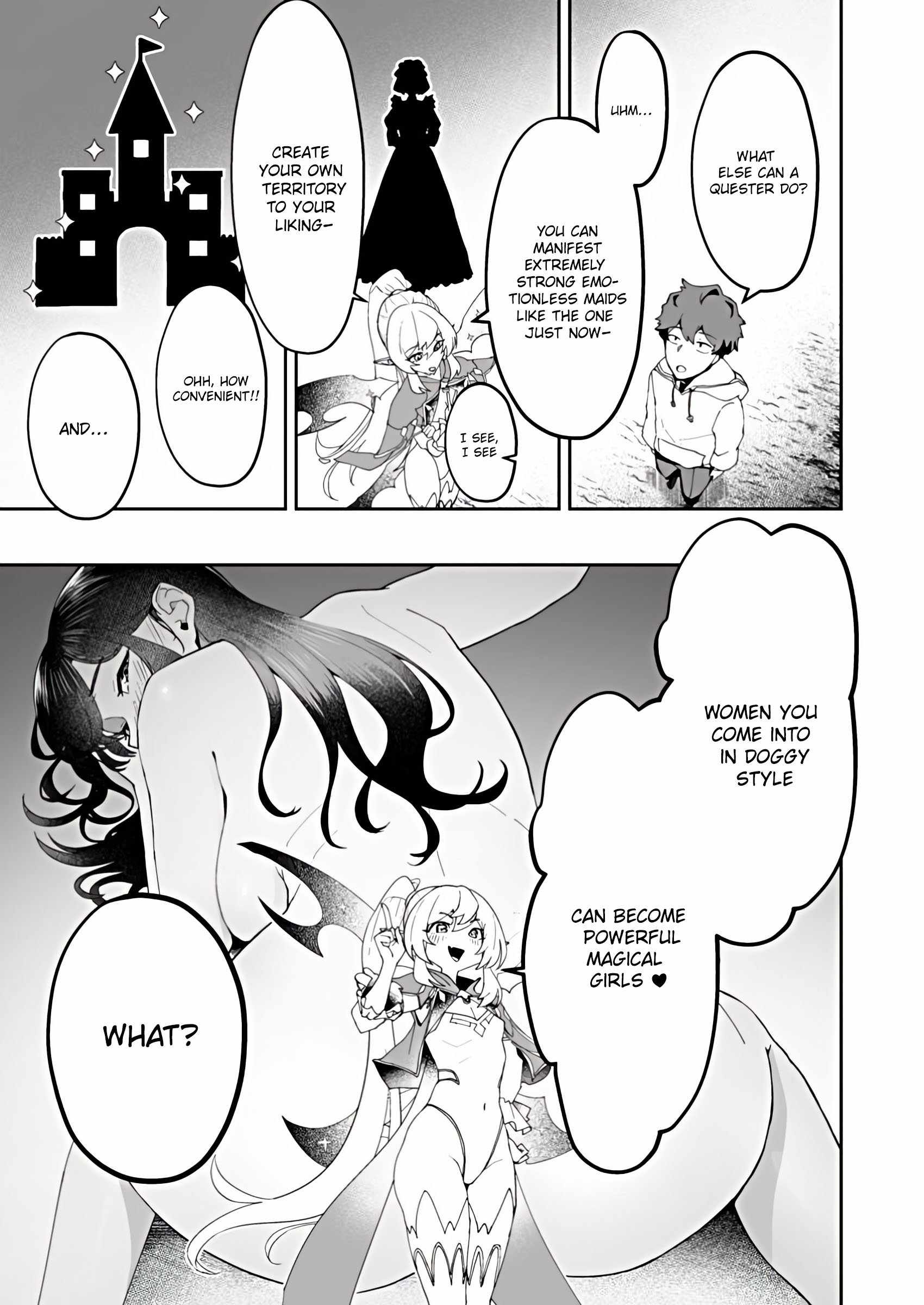 Makutsu no Ou ~Yomei Ikkagetsu no Doutei, Mahou Shoujo Harem o Kizuite Ou e Kunrinsu~ Chapter 1 - Page 25