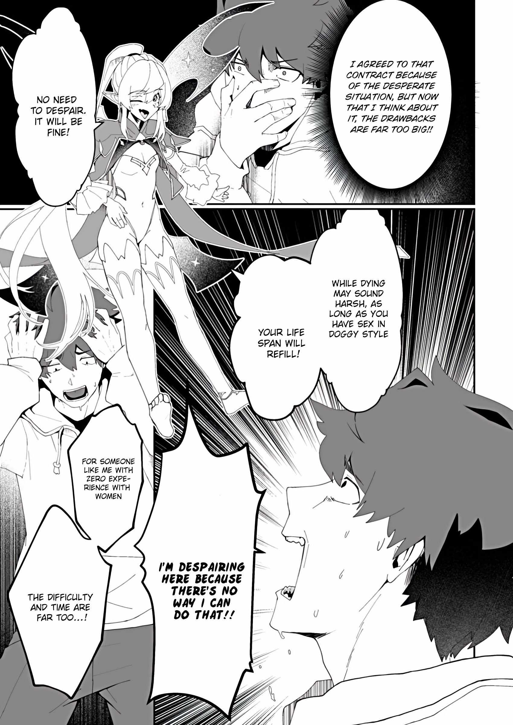 Makutsu no Ou ~Yomei Ikkagetsu no Doutei, Mahou Shoujo Harem o Kizuite Ou e Kunrinsu~ Chapter 2 - Page 3
